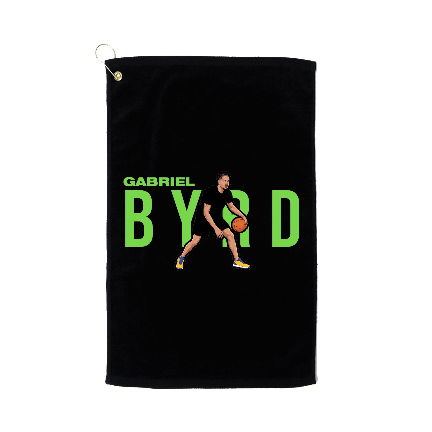 Golf Towel — Player Name in Black
