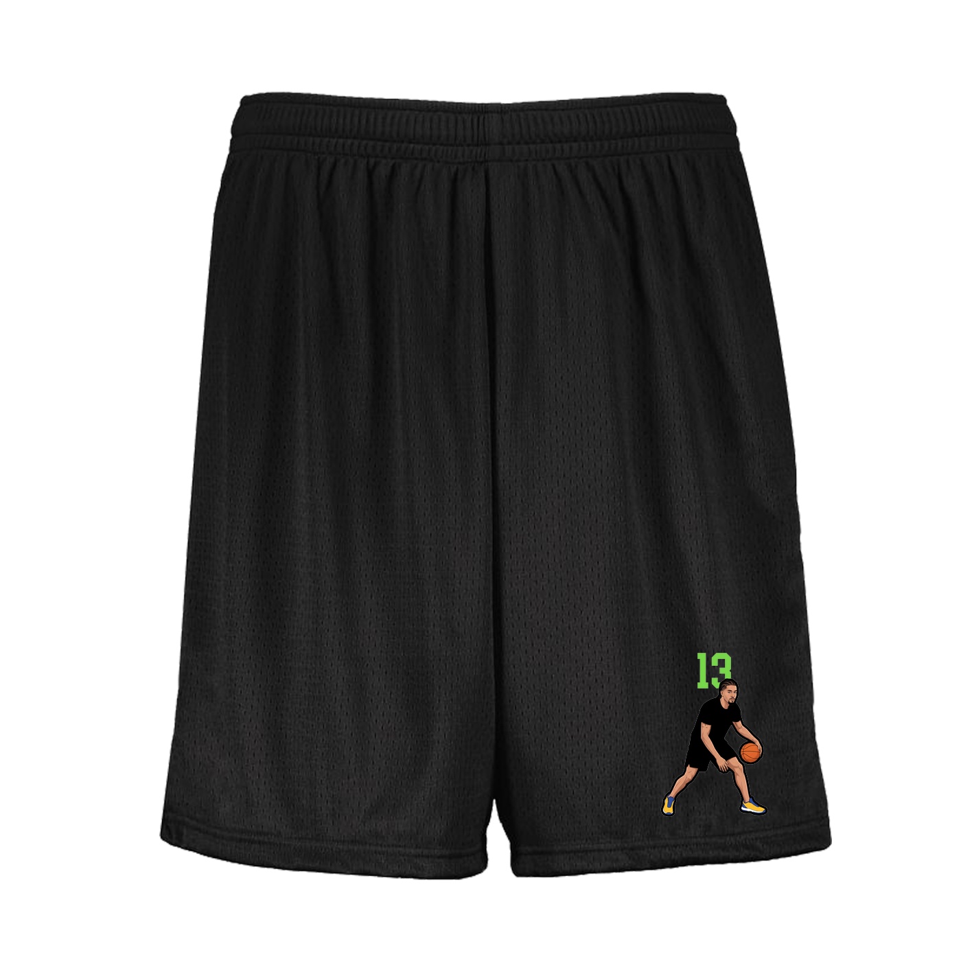 Shorts — Number Top in Black