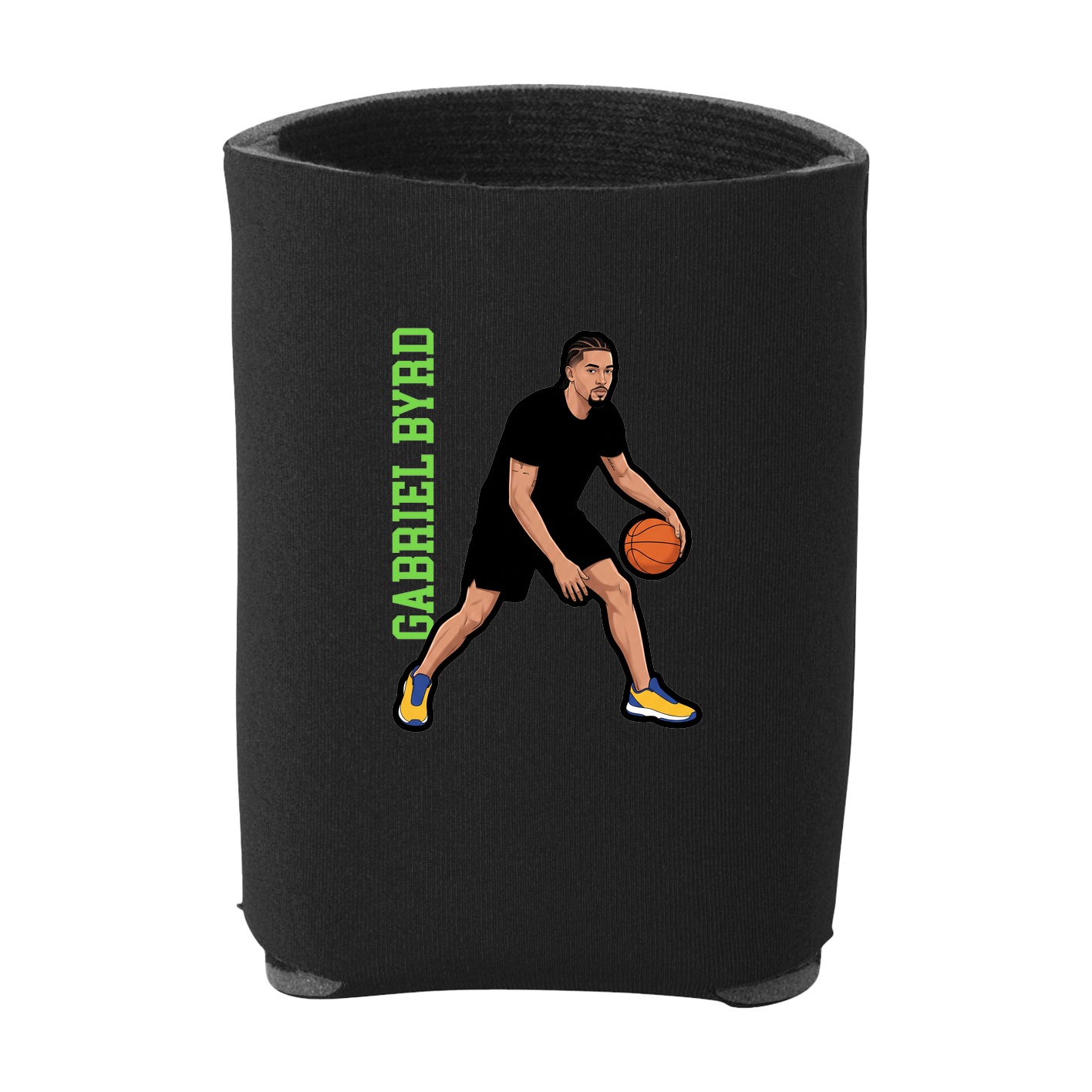 Can Holder — Name Vertical in Black