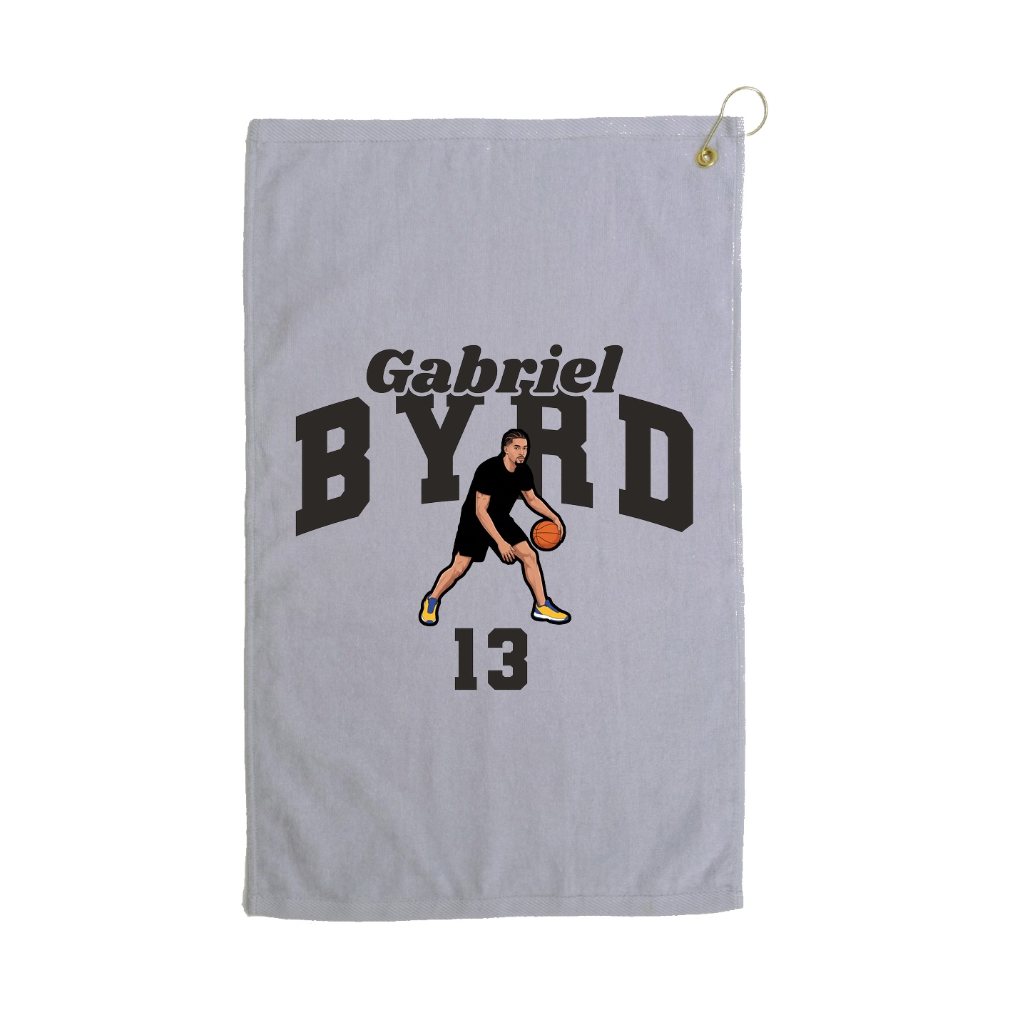 Golf Towel — Signature Arch in Grey