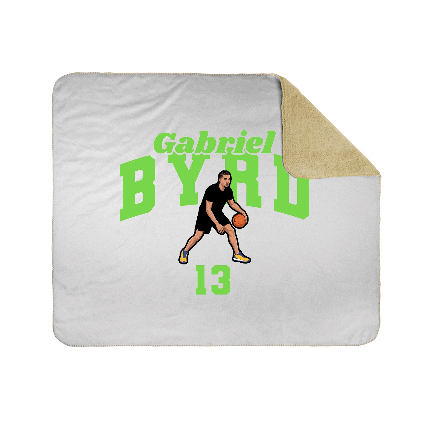 Throw Blanket — Signature Arch in White