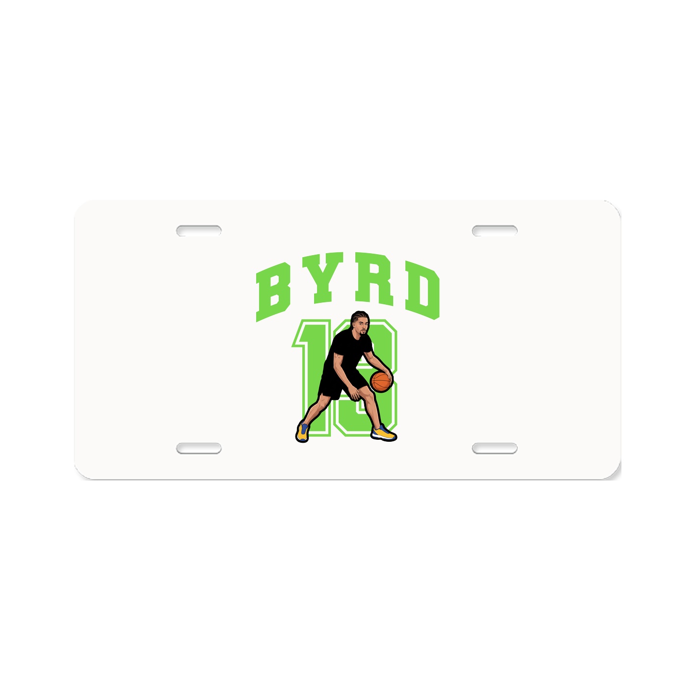License Plate — Number in Classic