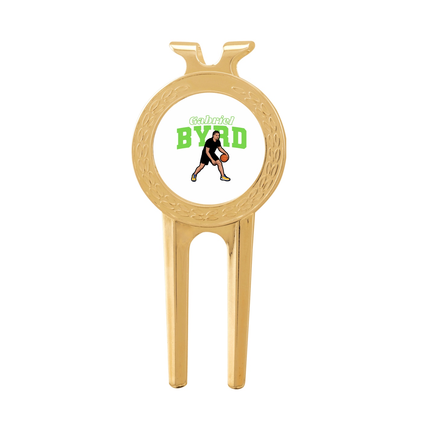 Divot Tool with Ball Marker — Name Arch in Classic