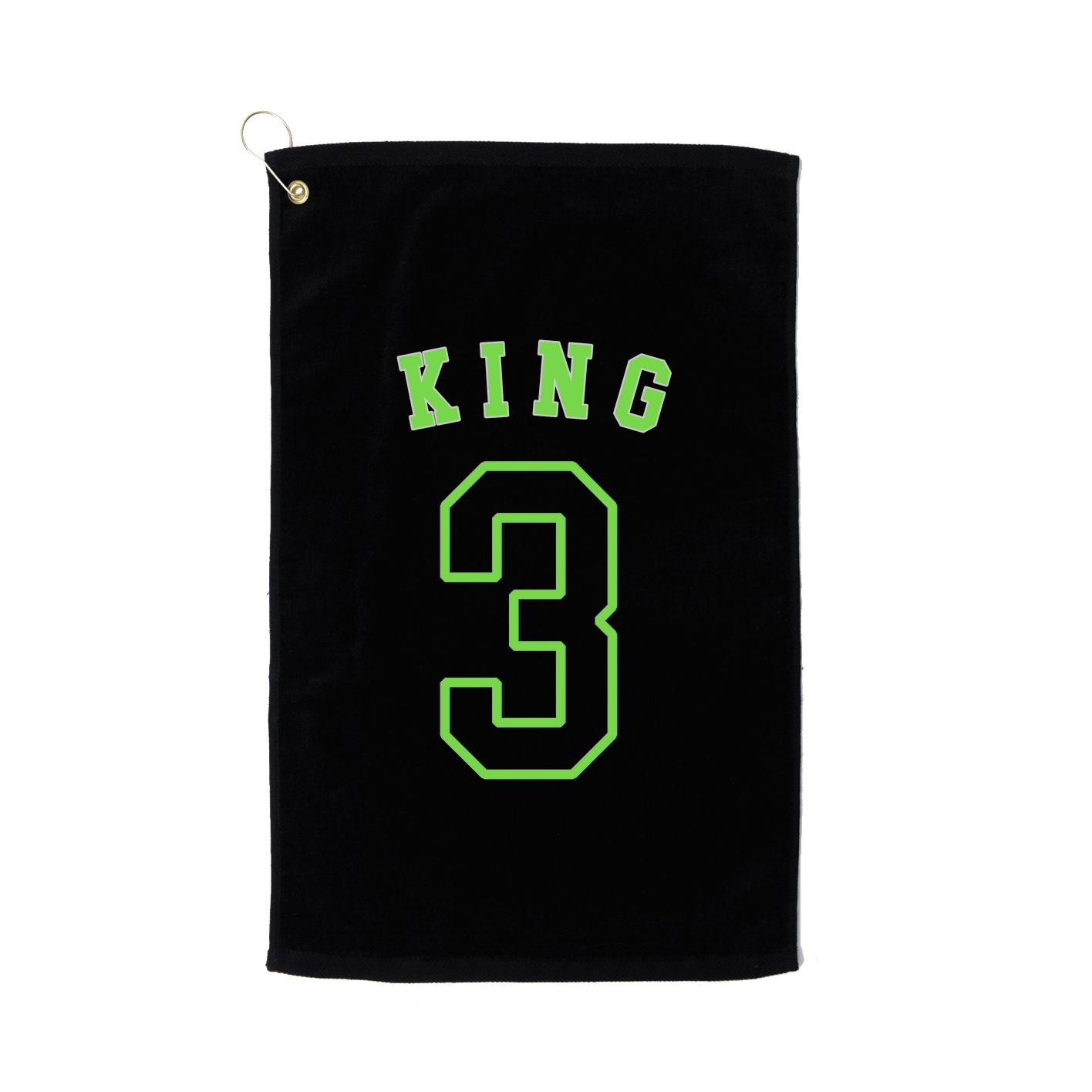 Golf Towel — Shirsey Arch in Black