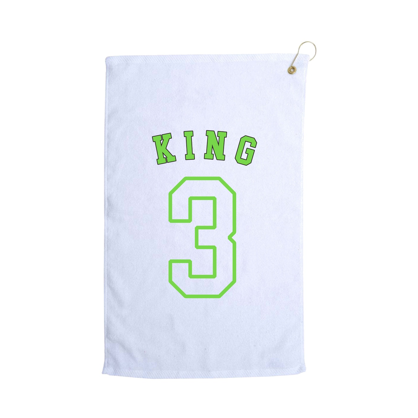 Golf Towel — Shirsey Arch in White