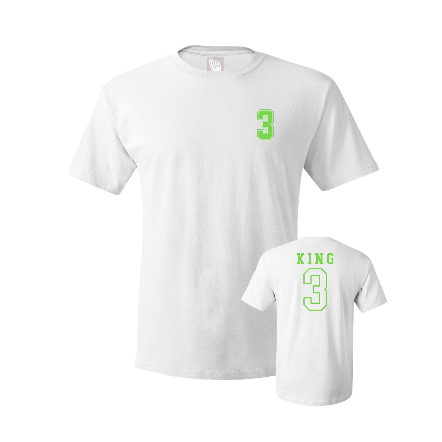 Tee — Chest Back in White