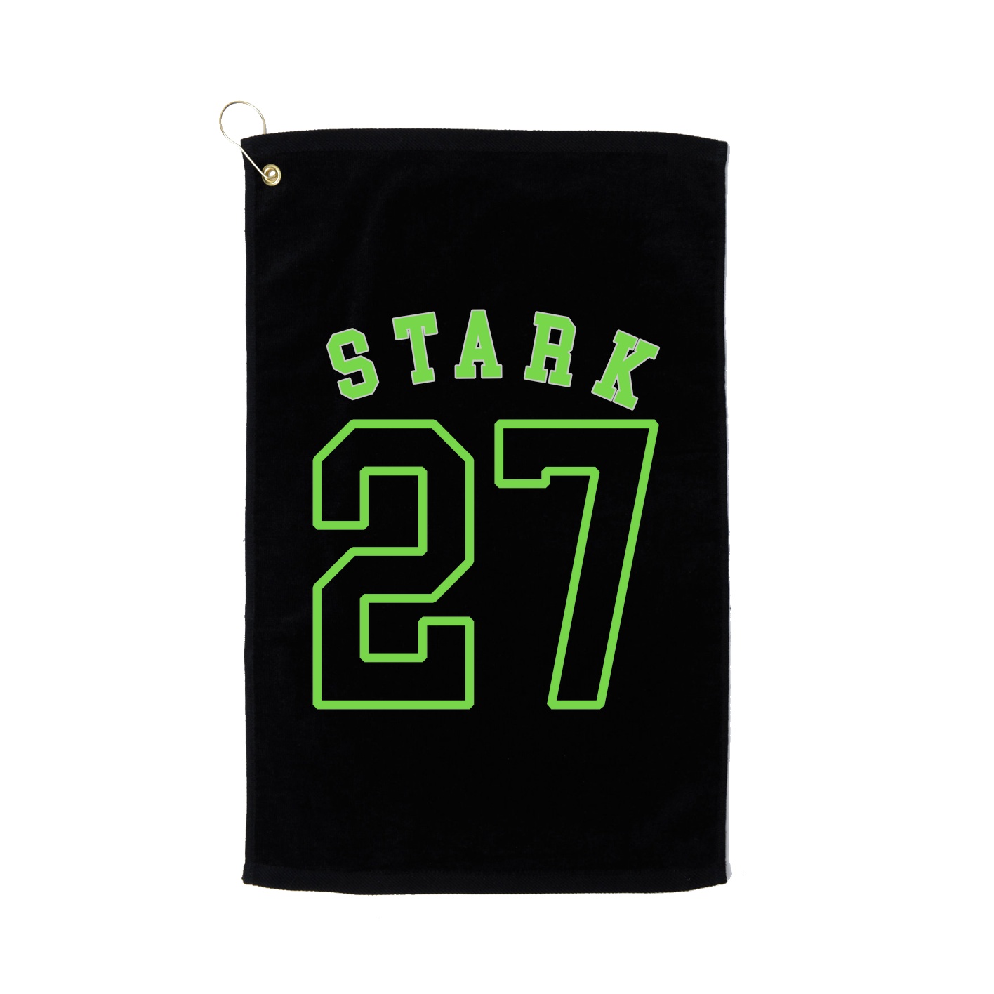 Golf Towel — Shirsey Arch in Black