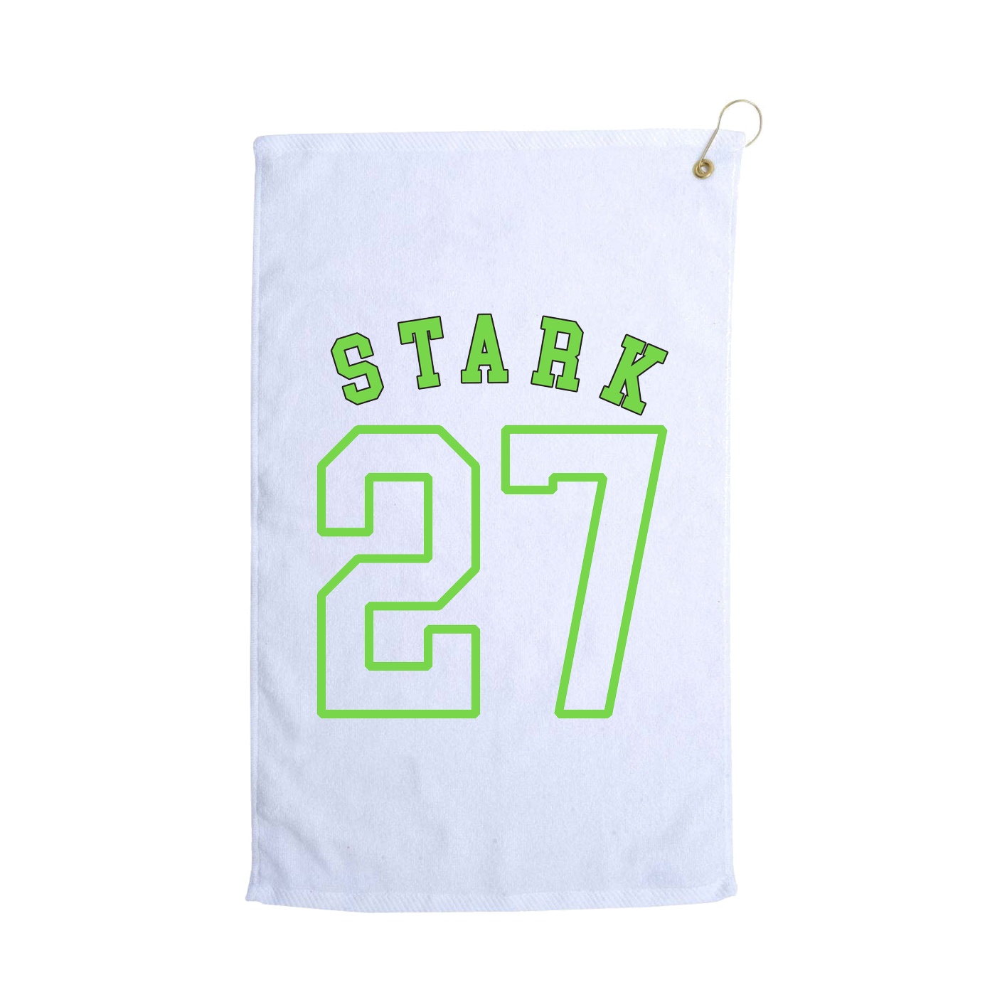 Golf Towel — Shirsey Arch in White
