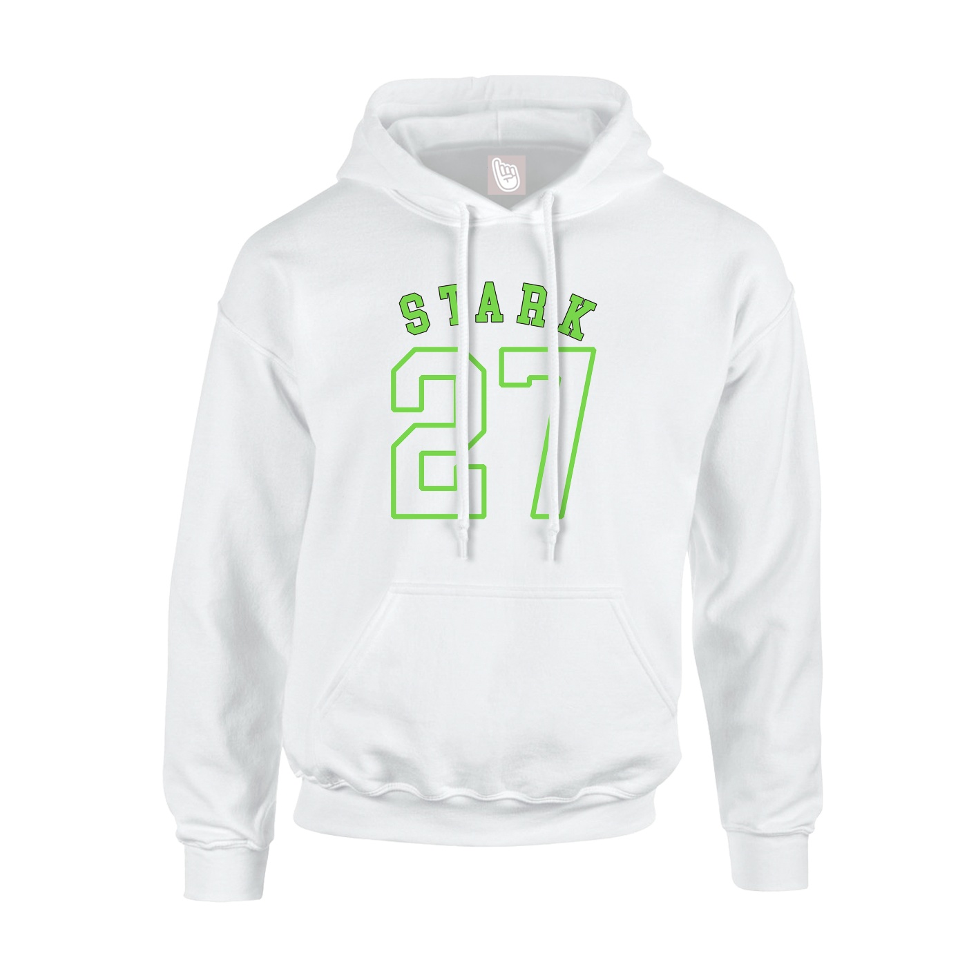 Hoodie — Shirsey Arch in White