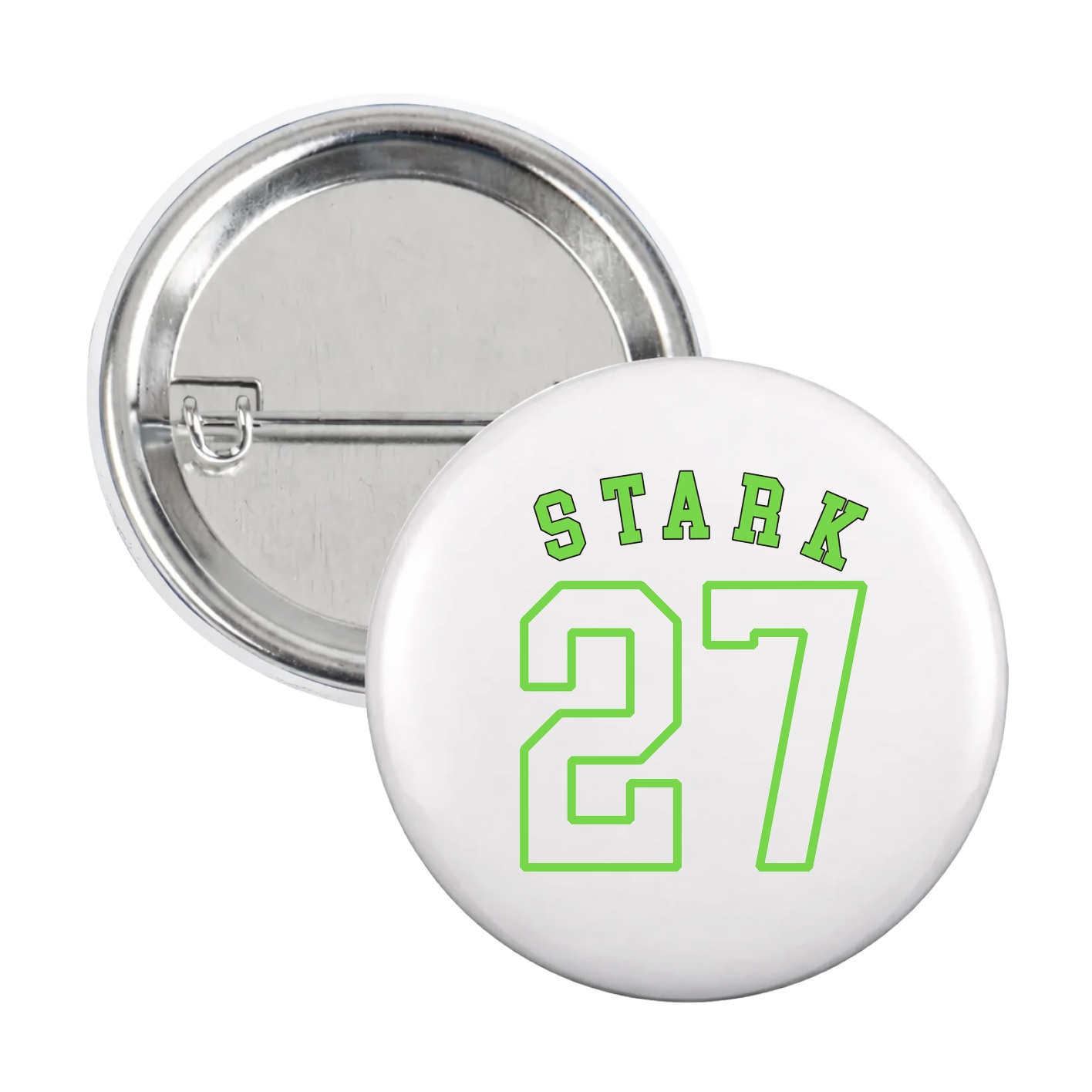 Game Day Button — Shirsey Arch in White