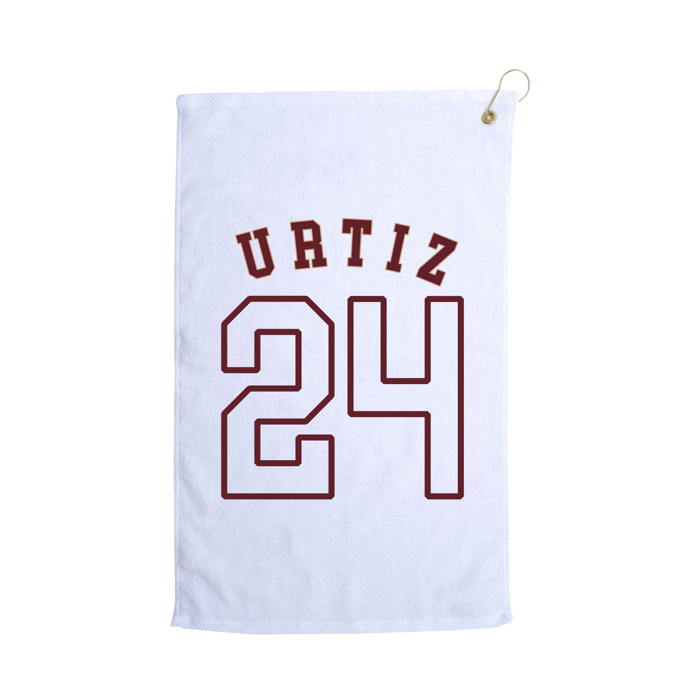 Golf Towel — Shirsey Arch in White