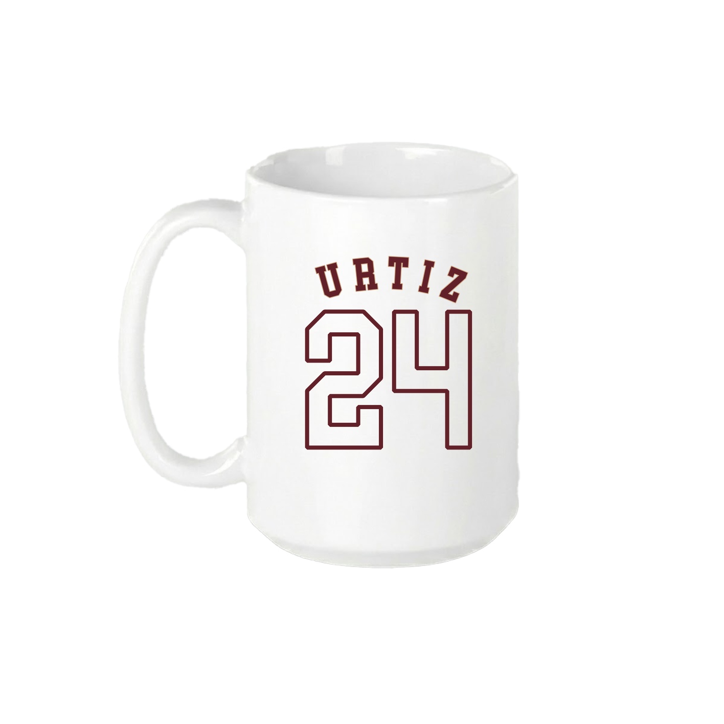 15oz Coffee Mug — Shirsey Arch in White