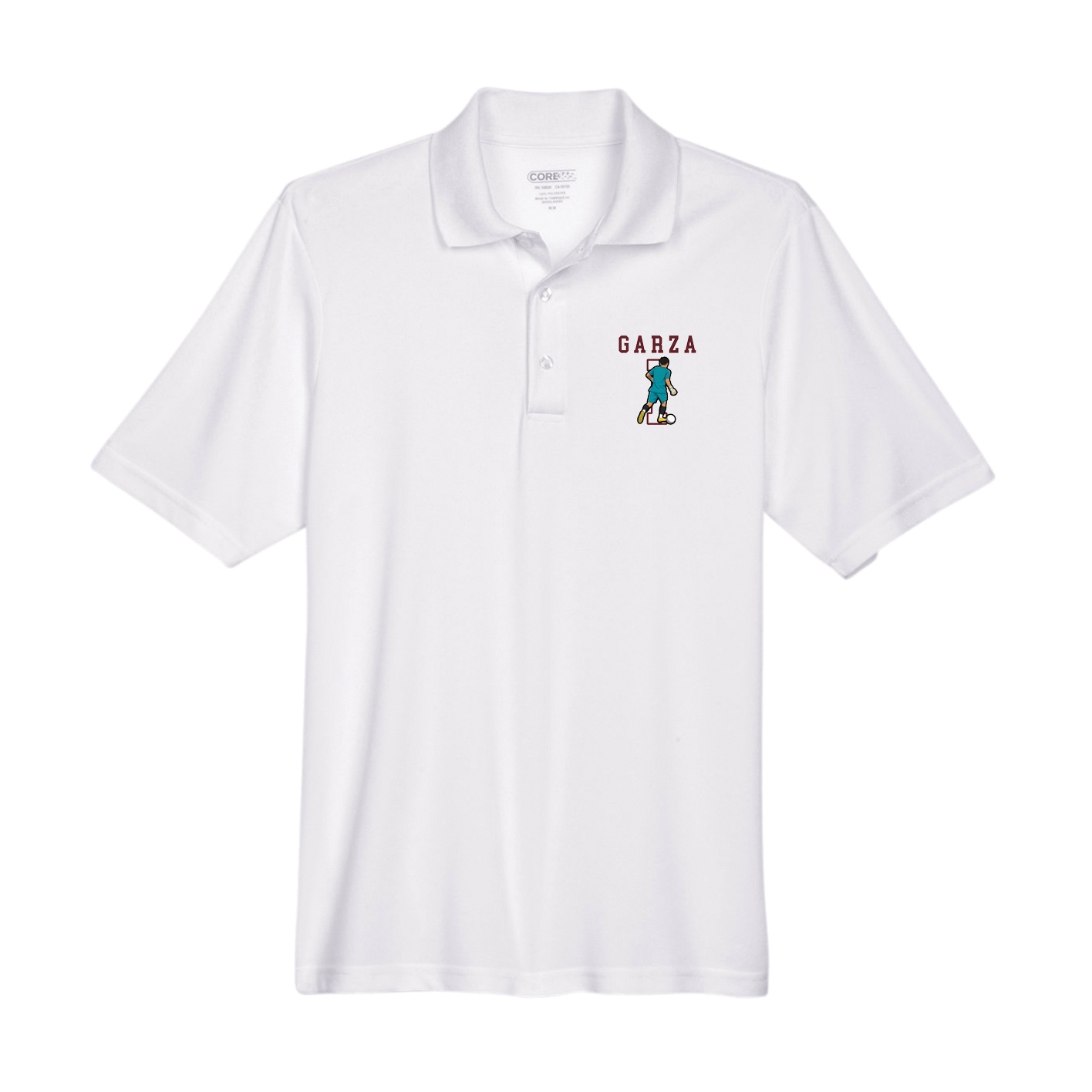 Performance Polo — Shirsey in White