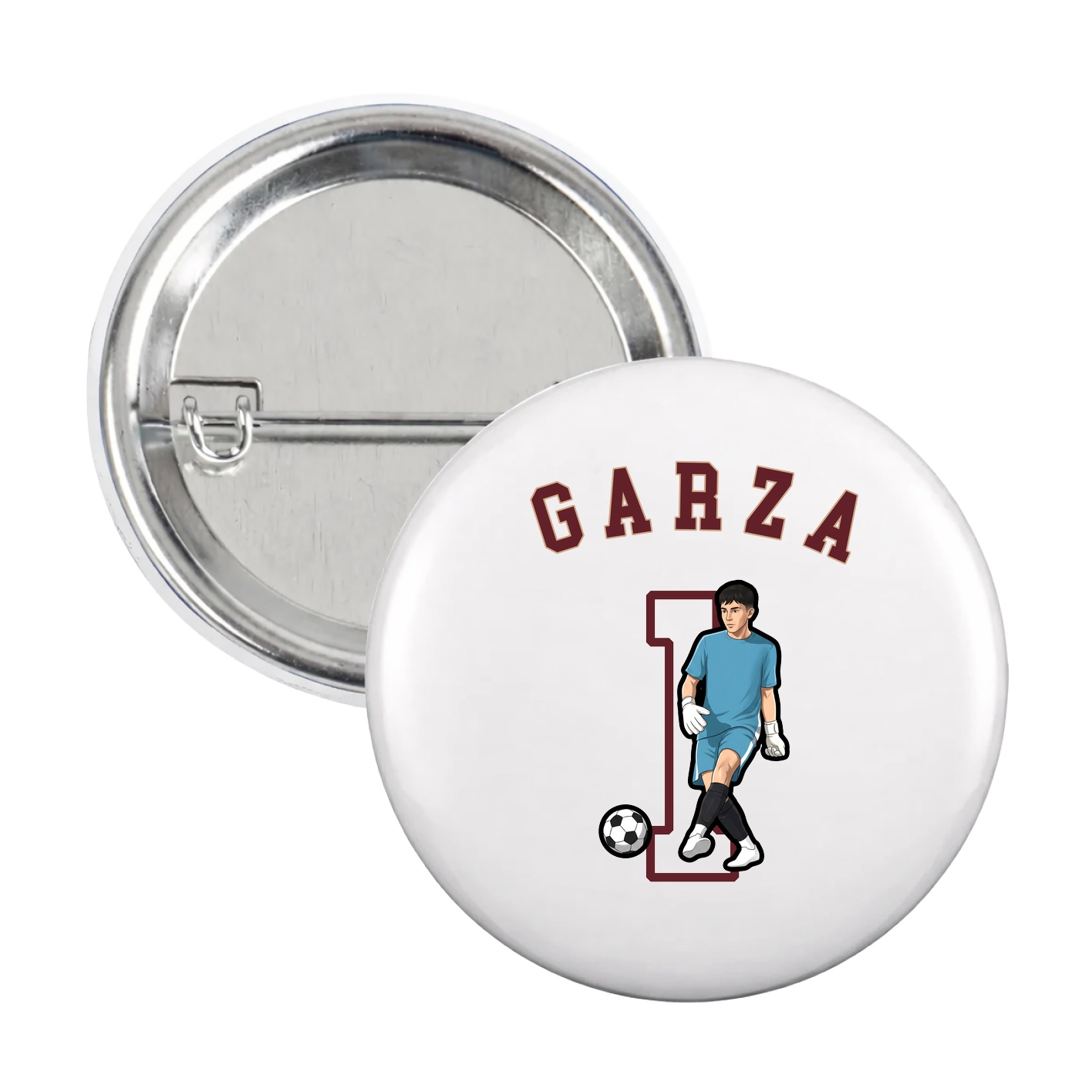 Game Day Button — Shirsey Arch in White