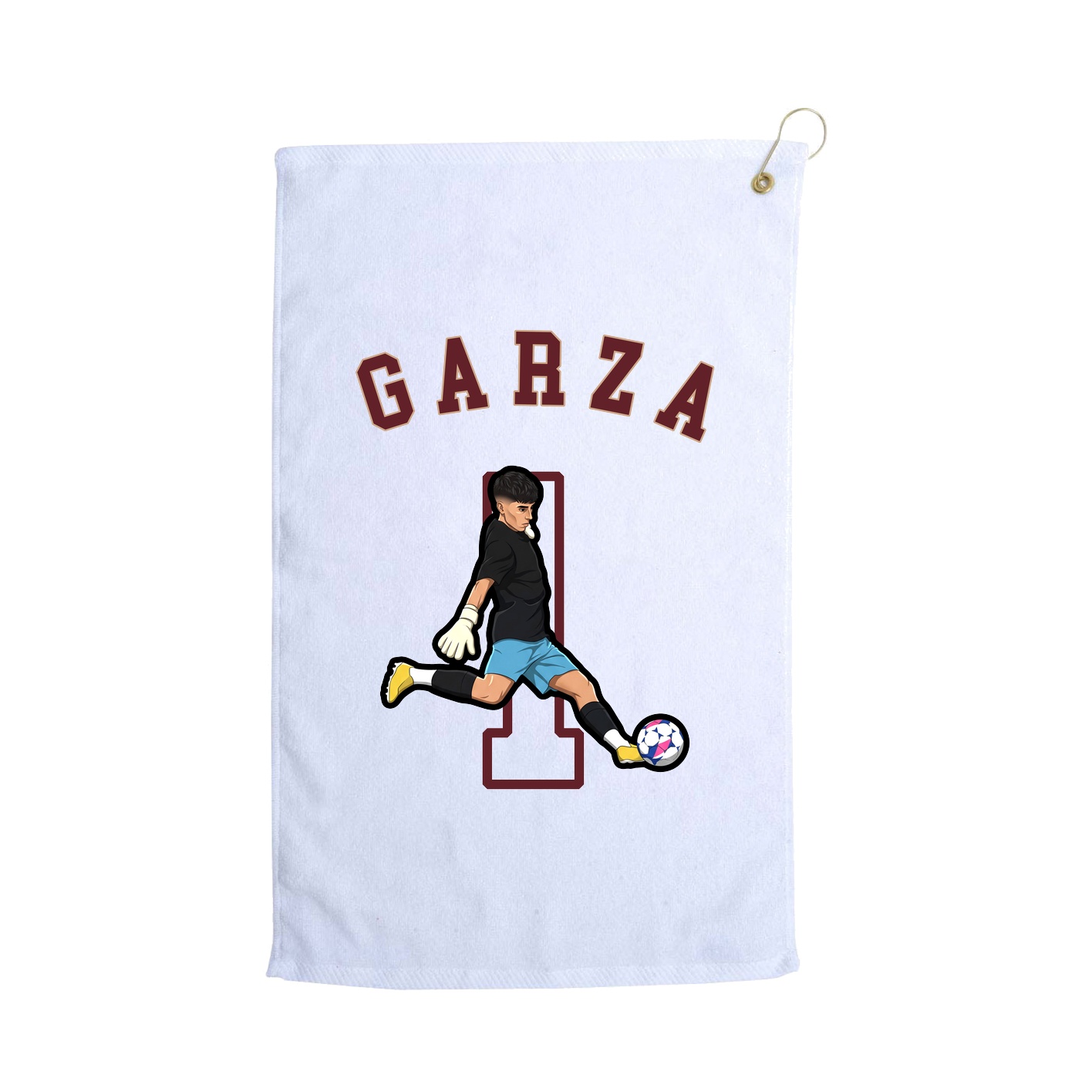 Golf Towel — Shirsey Arch in White