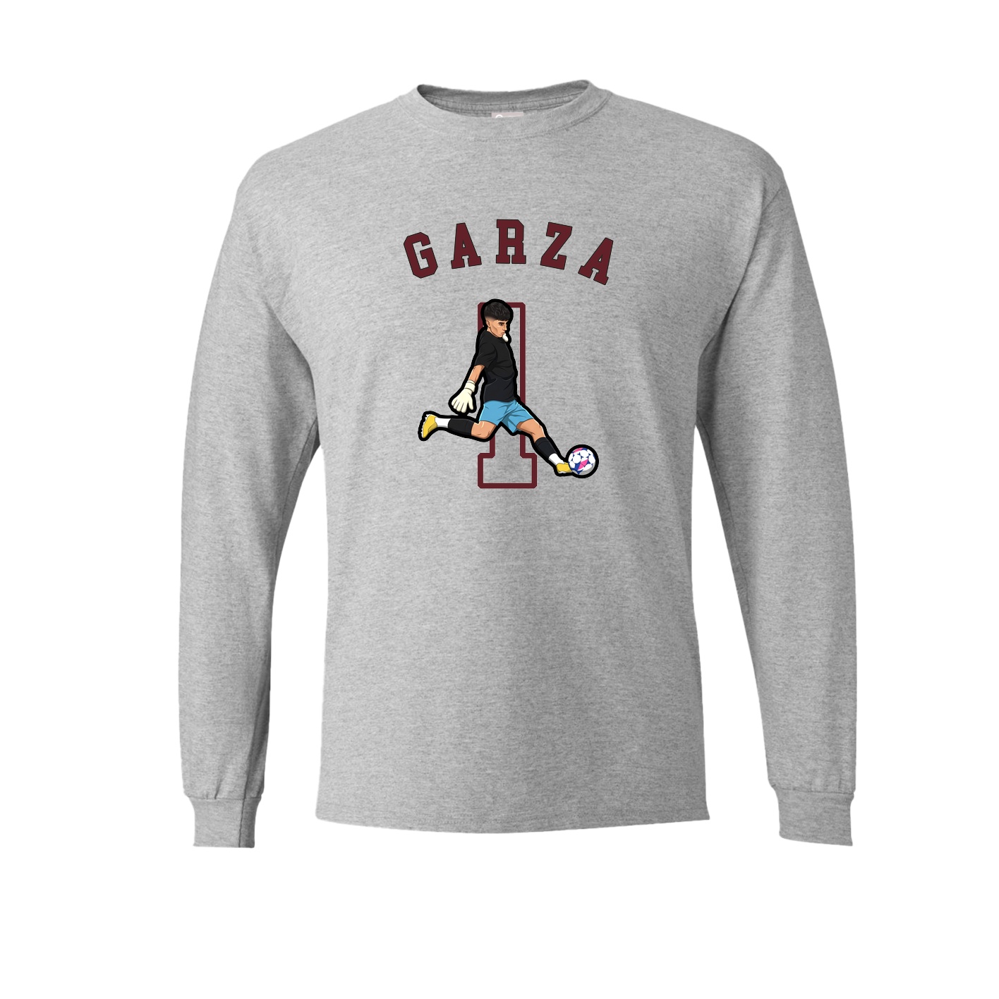 Long Sleeve Tee — Shirsey Arch in Grey