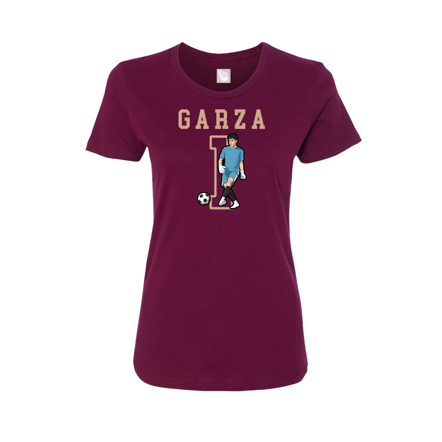 Fitted Women's Tee — Shirsey in Maroon