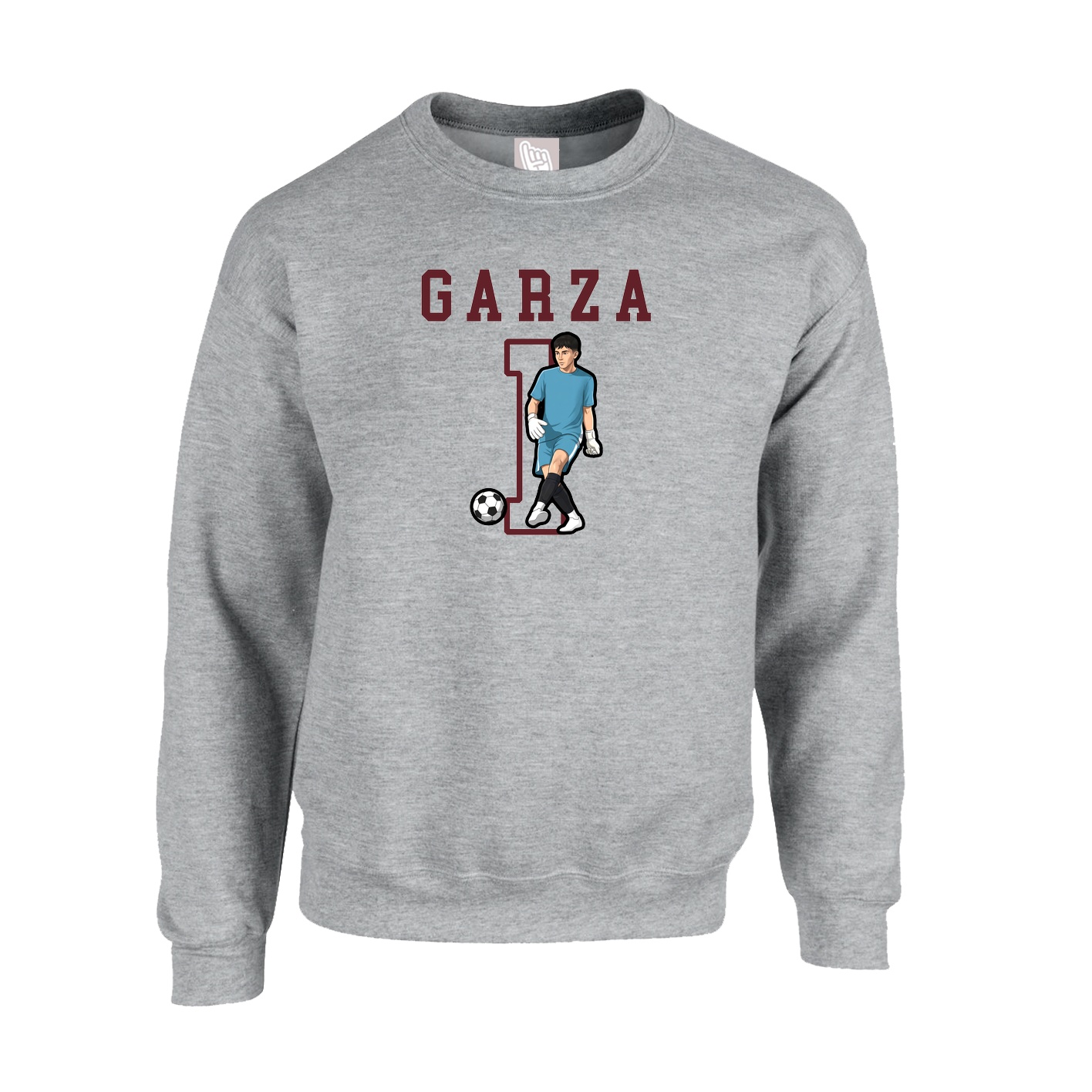 Fleece Crew — Shirsey in Grey