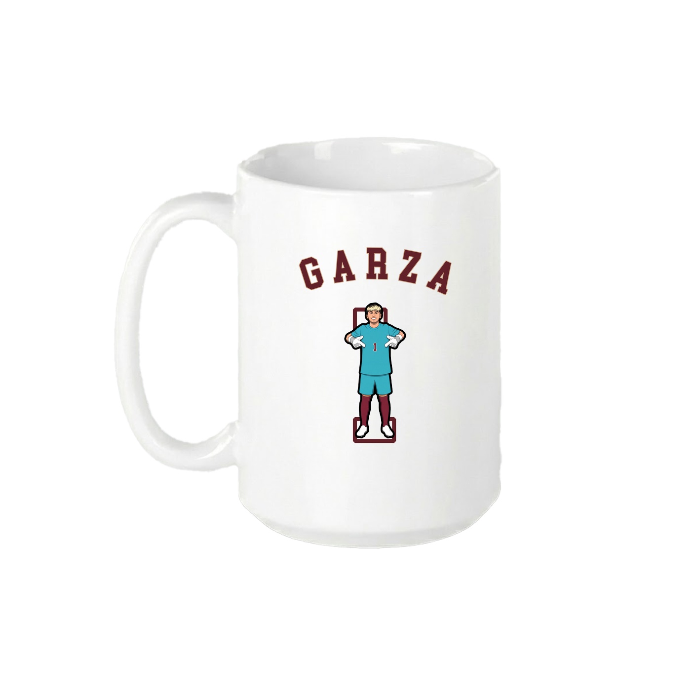15oz Coffee Mug — Shirsey Arch in White