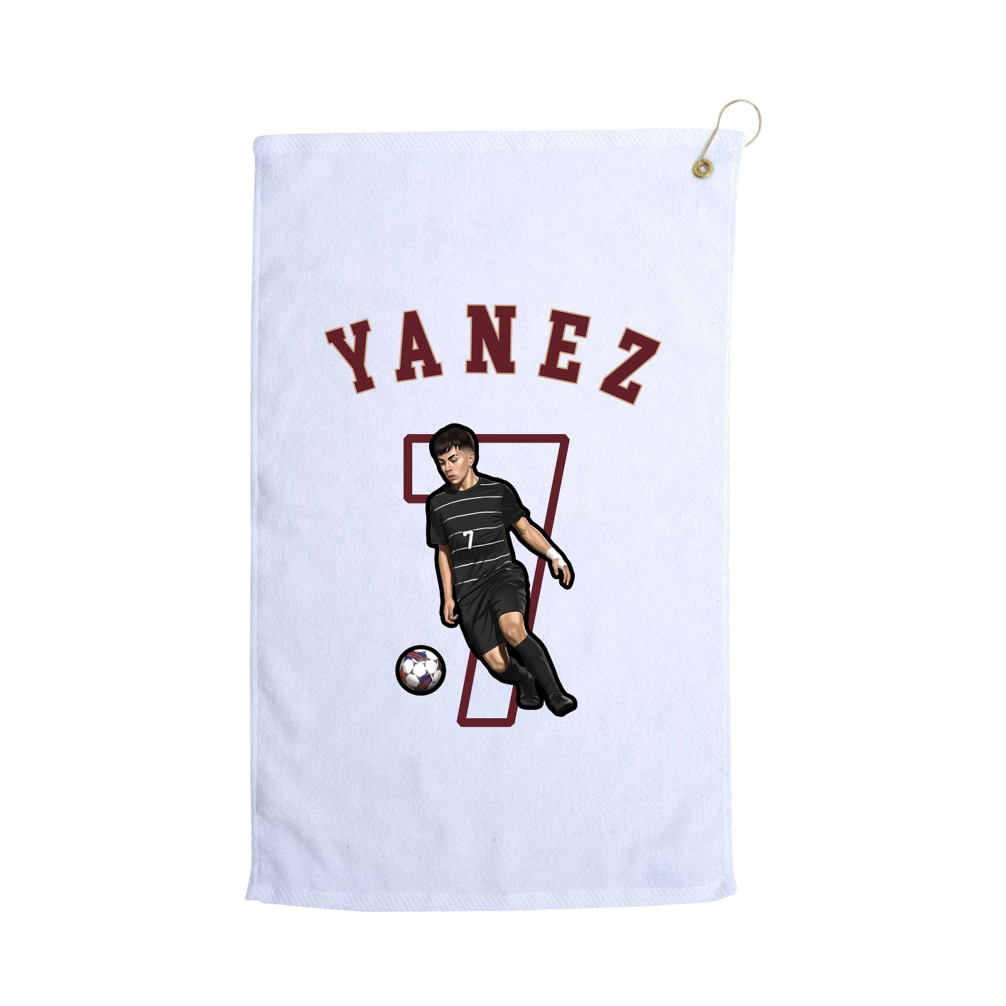 Golf Towel — Shirsey Arch in White