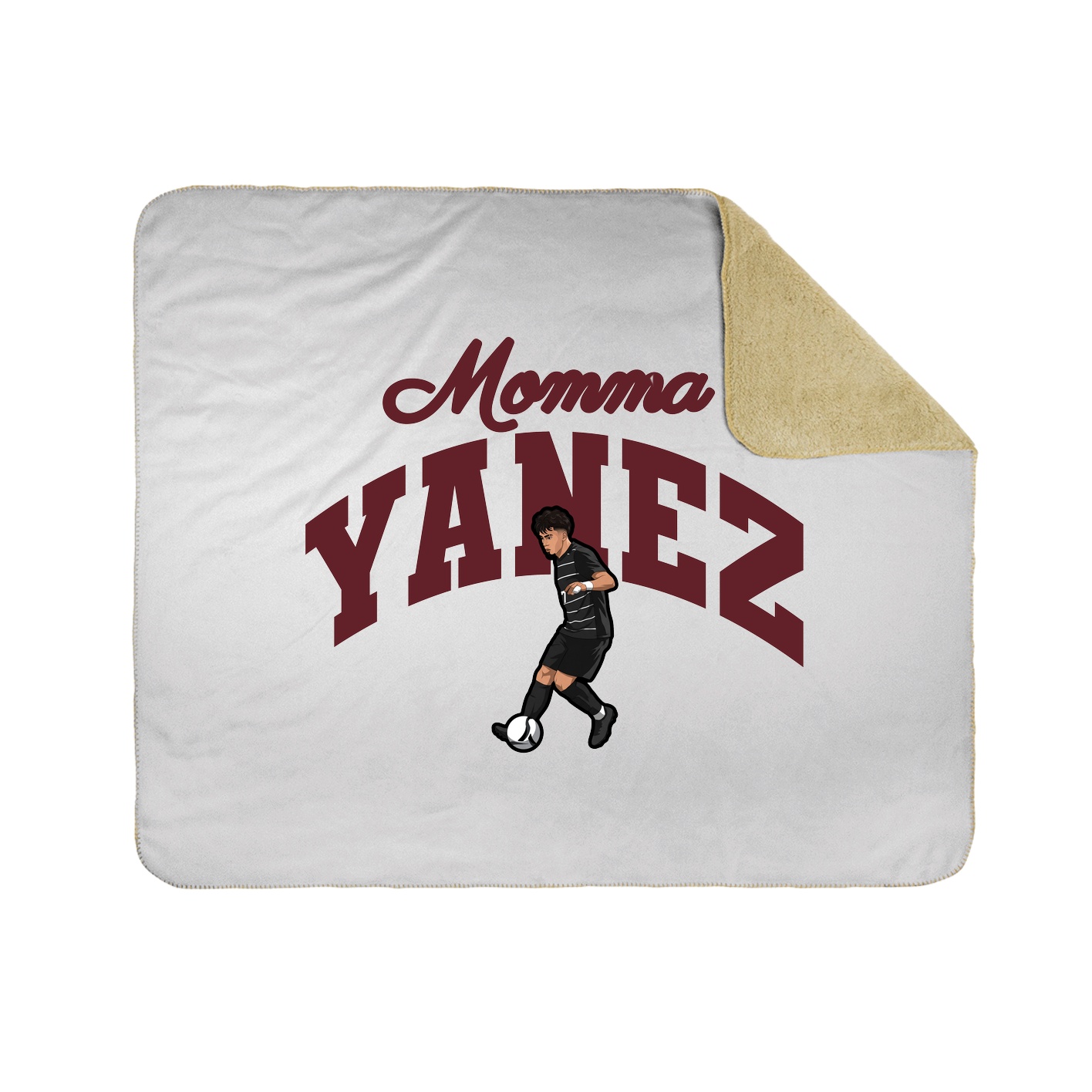 Throw Blanket — Mothers Day Arch in White