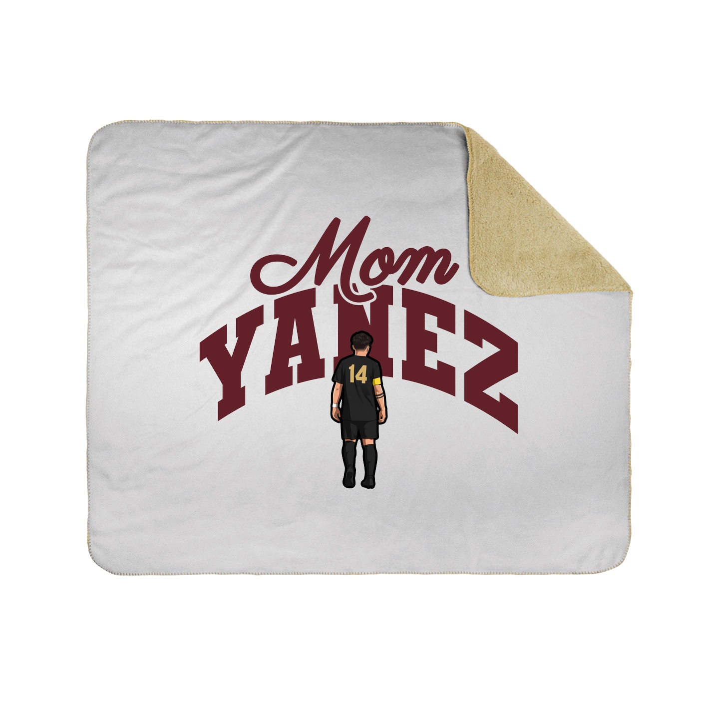 Throw Blanket — Mothers Day Arch in White