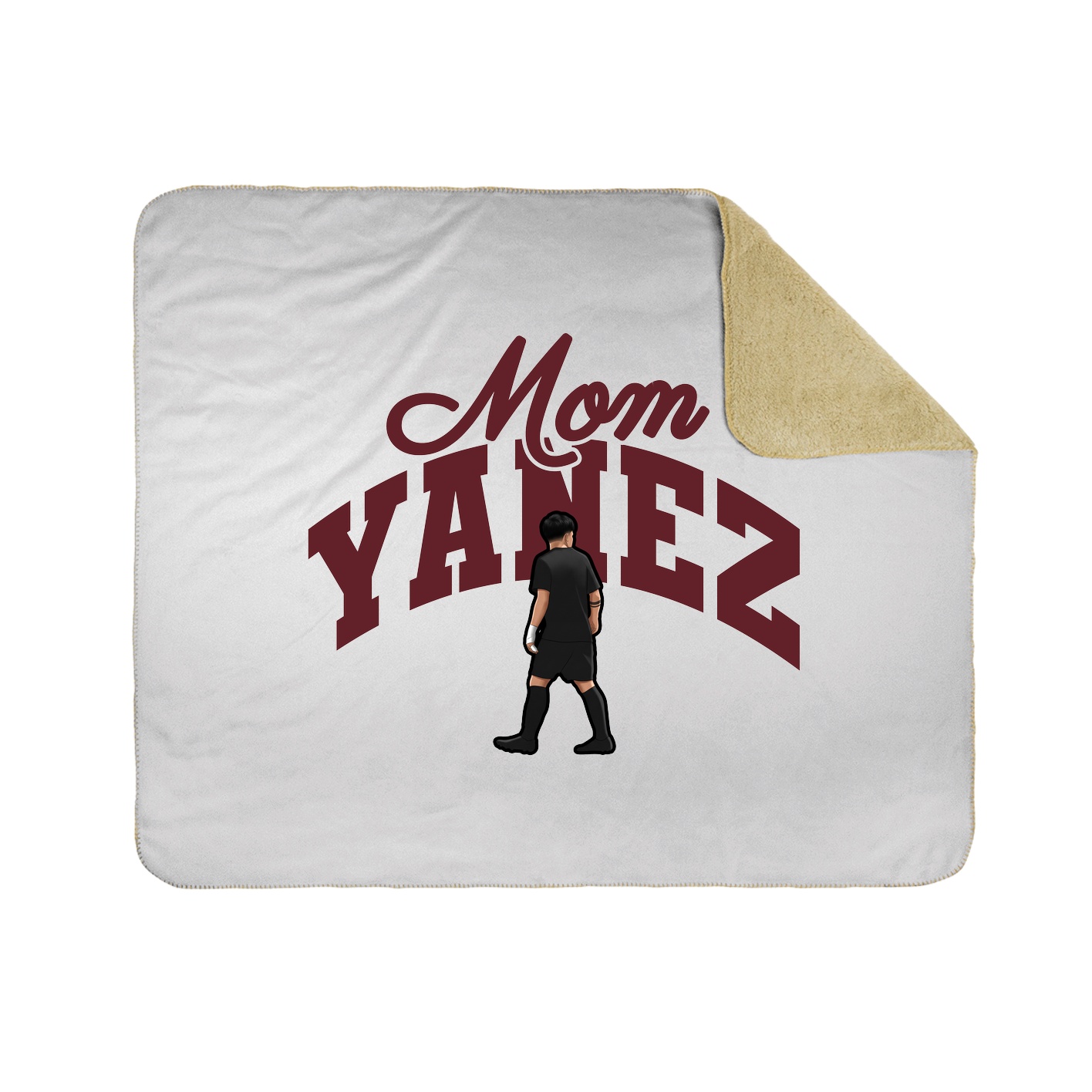 Throw Blanket — Mothers Day Arch in White
