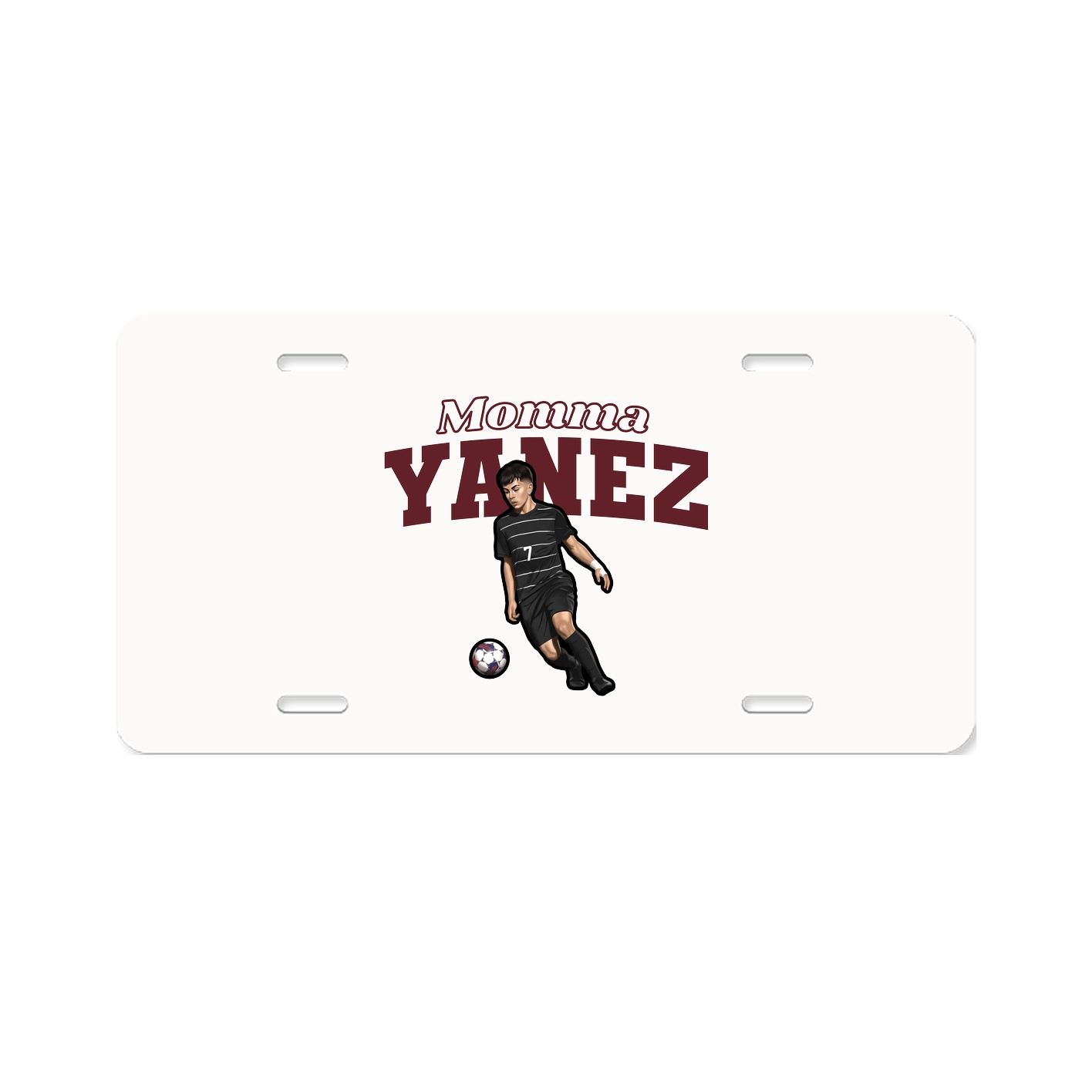 License Plate — Mothers Day Block in Classic