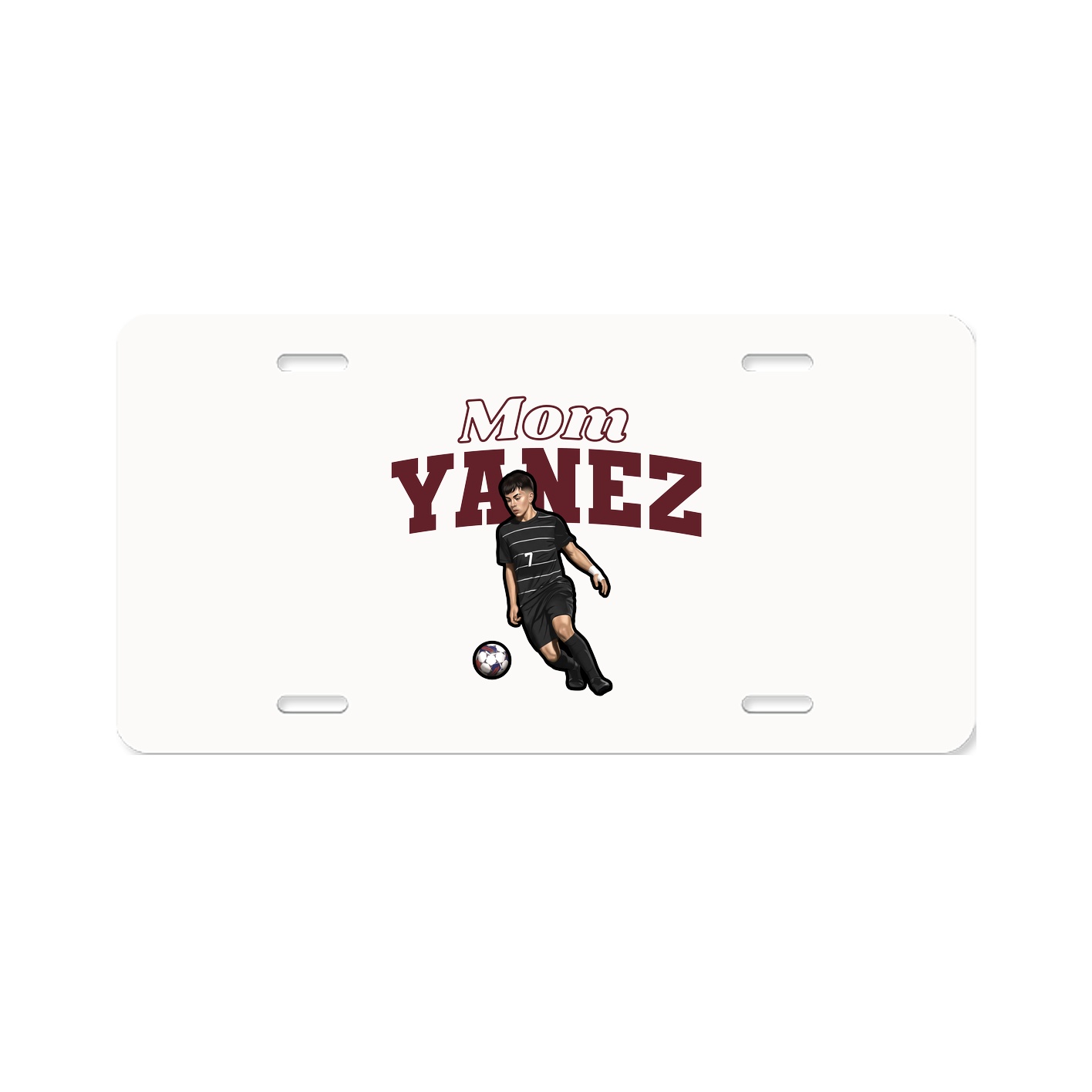 License Plate — Mothers Day Block in Classic