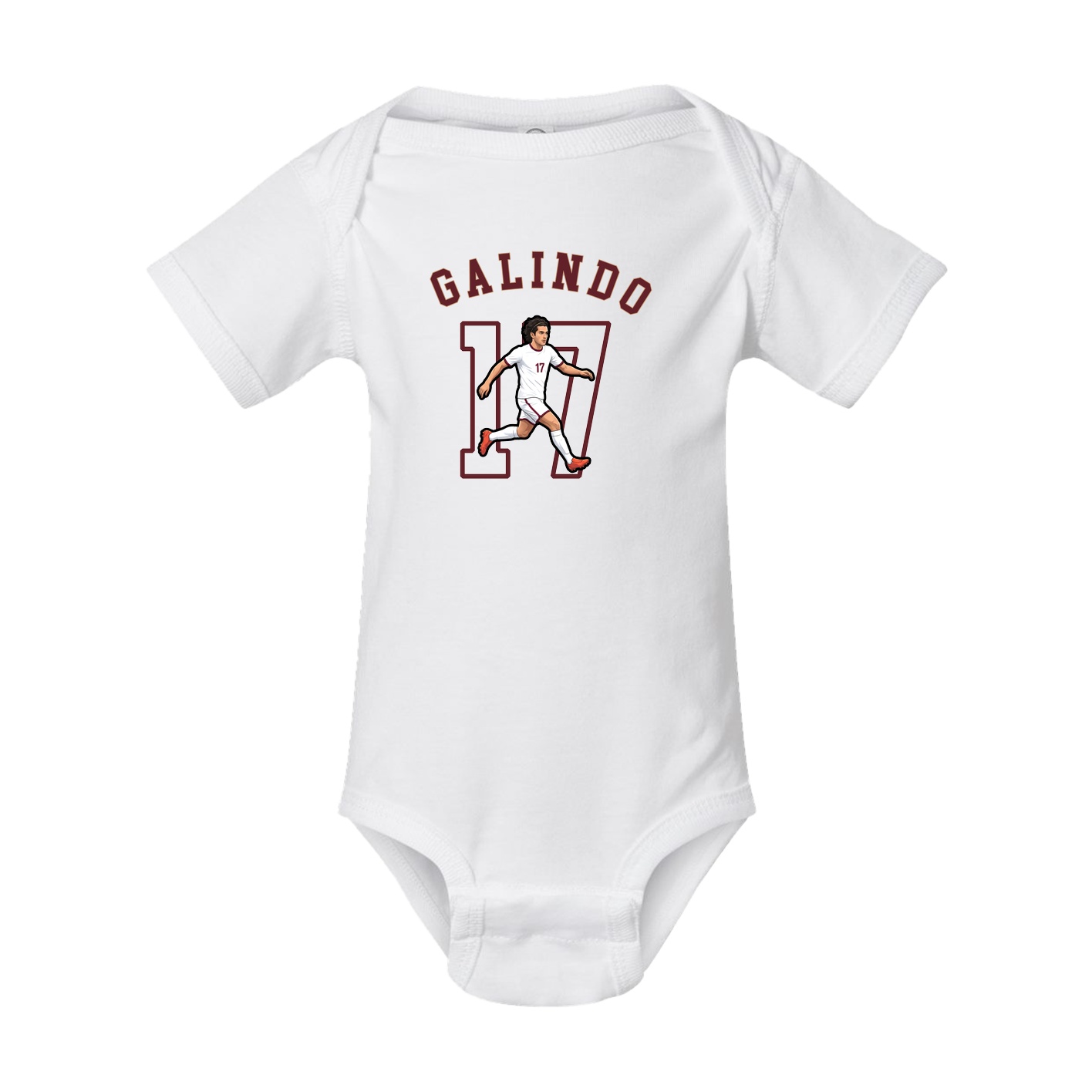 Baby Onesie — Shirsey Arch in White