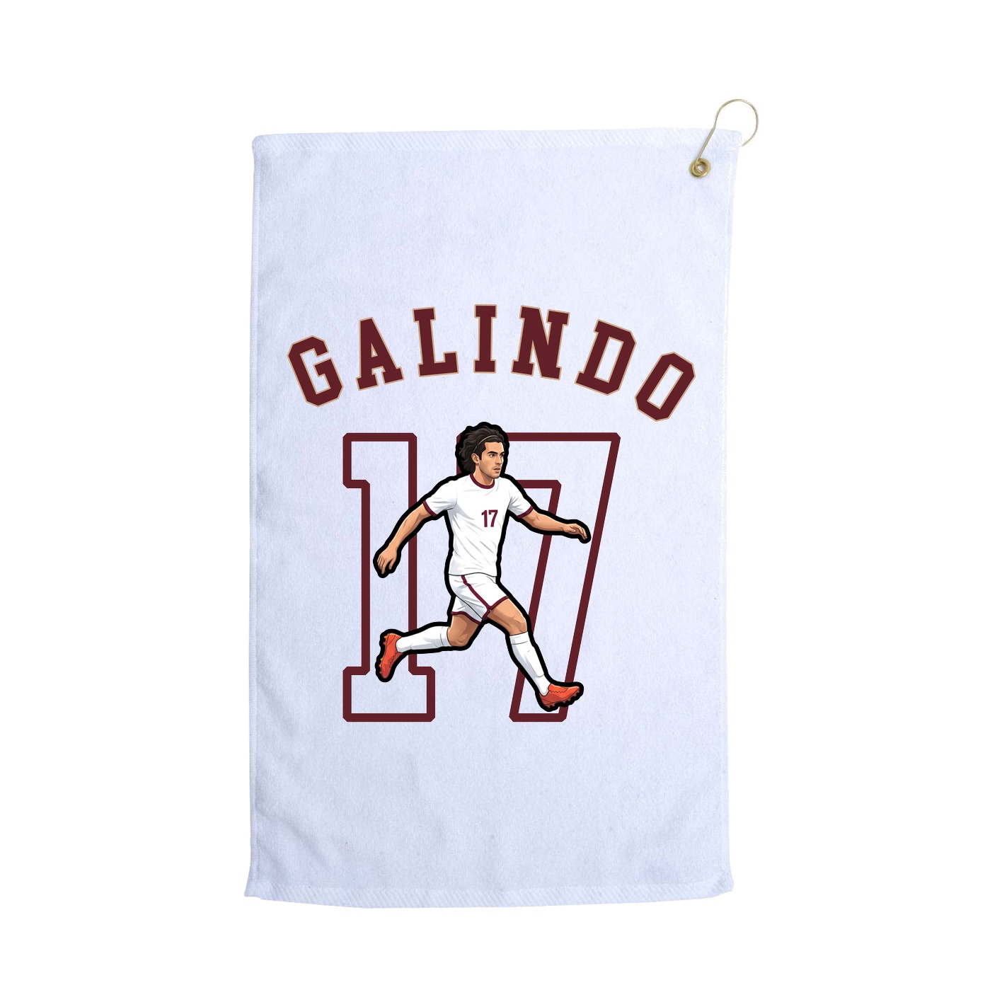 Golf Towel — Shirsey Arch in White