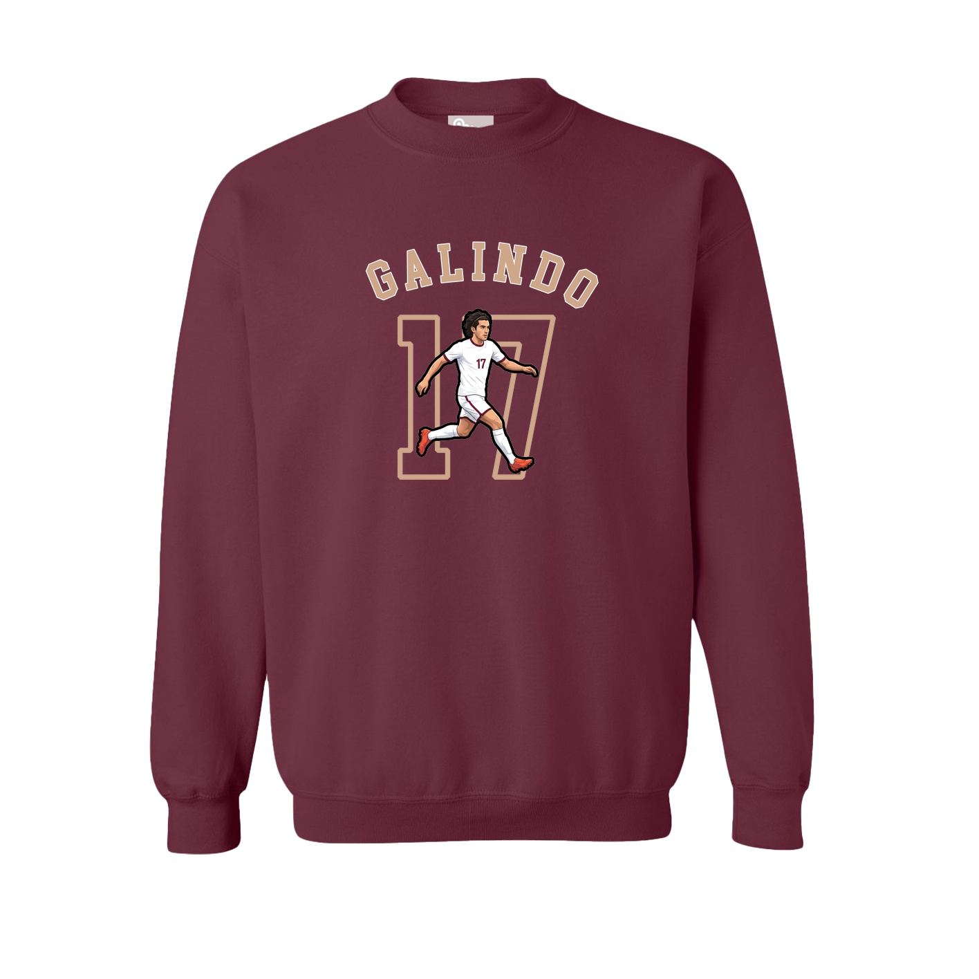 Fleece Crew — Shirsey Arch in Maroon