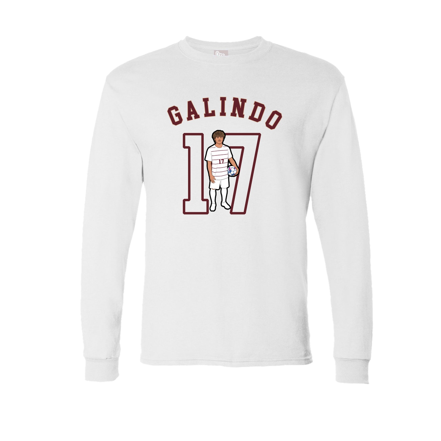 Long Sleeve Tee — Shirsey Arch in White