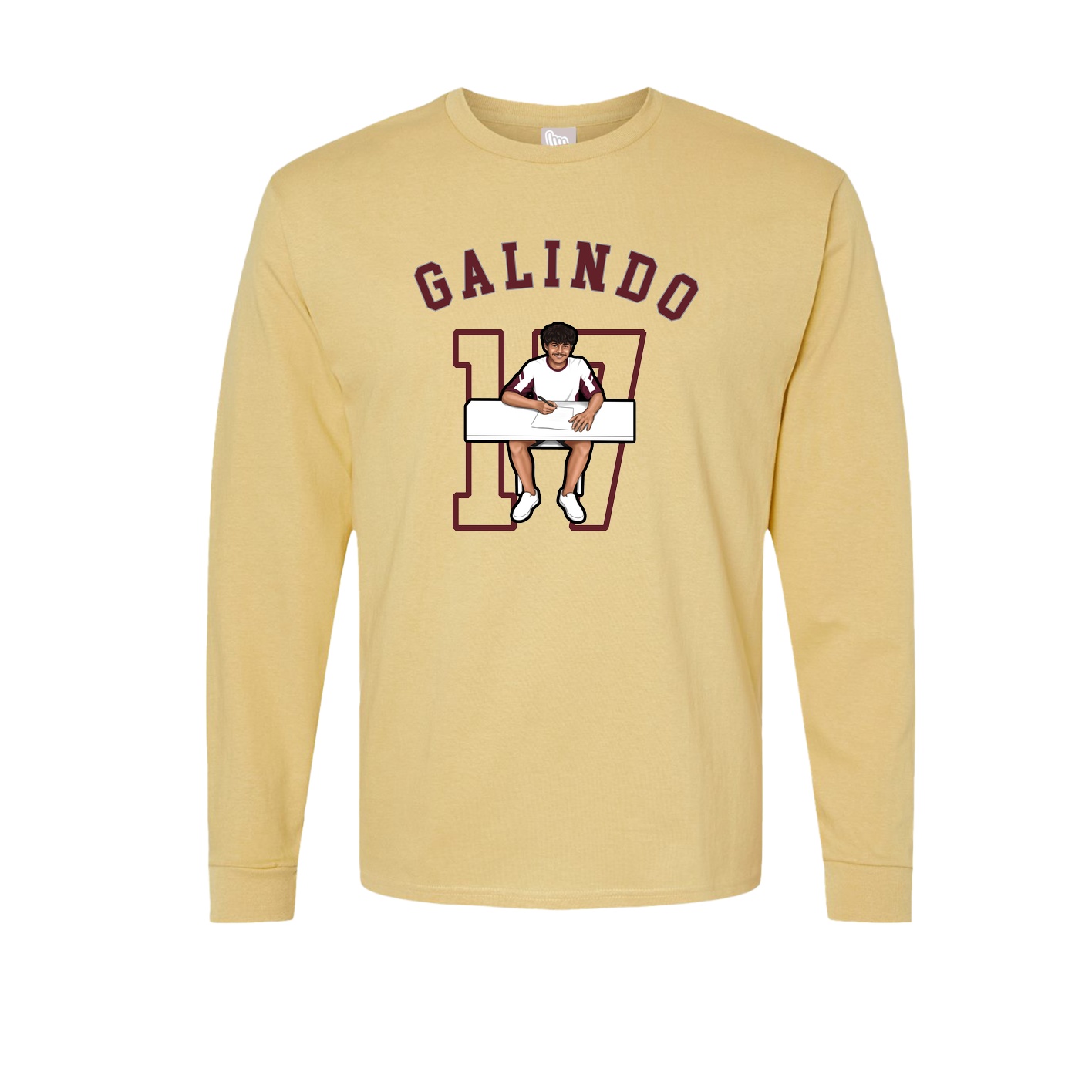 Long Sleeve Tee — Shirsey Arch in Vegas Gold