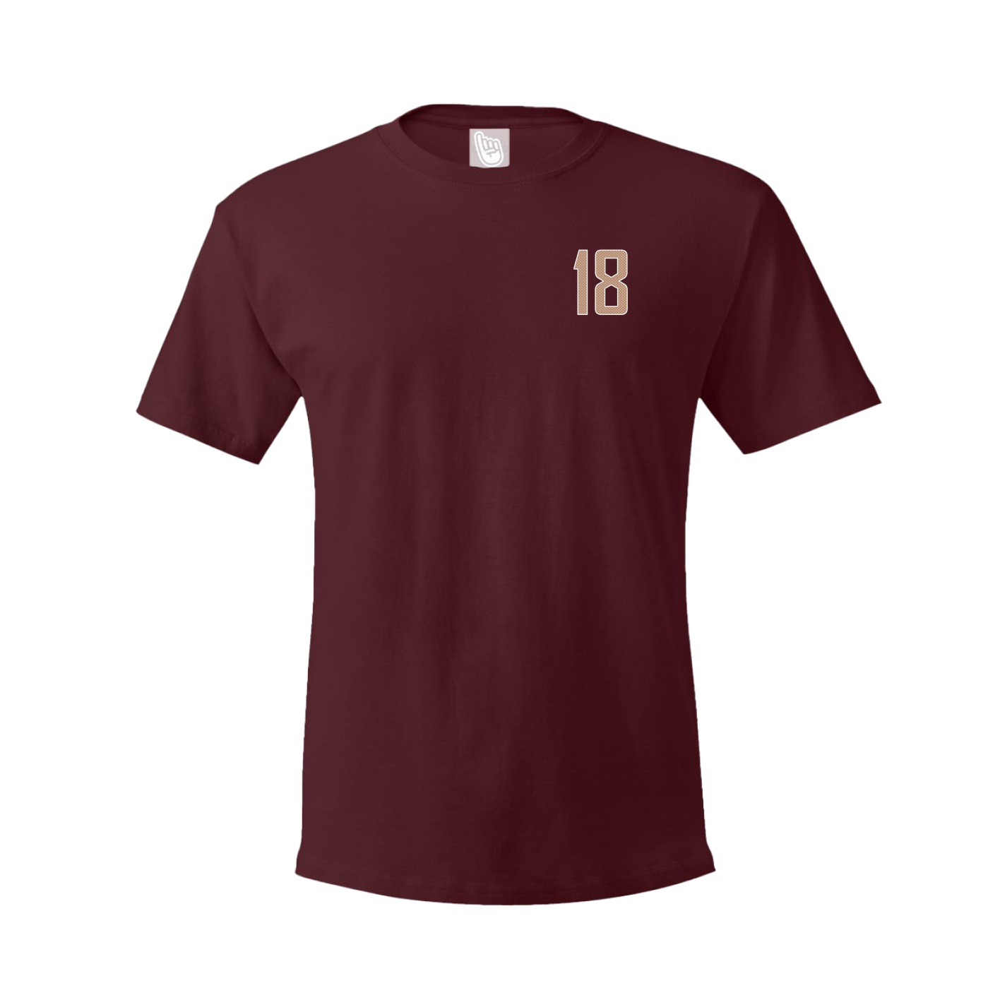 Tee — Front Shirsy in Maroon