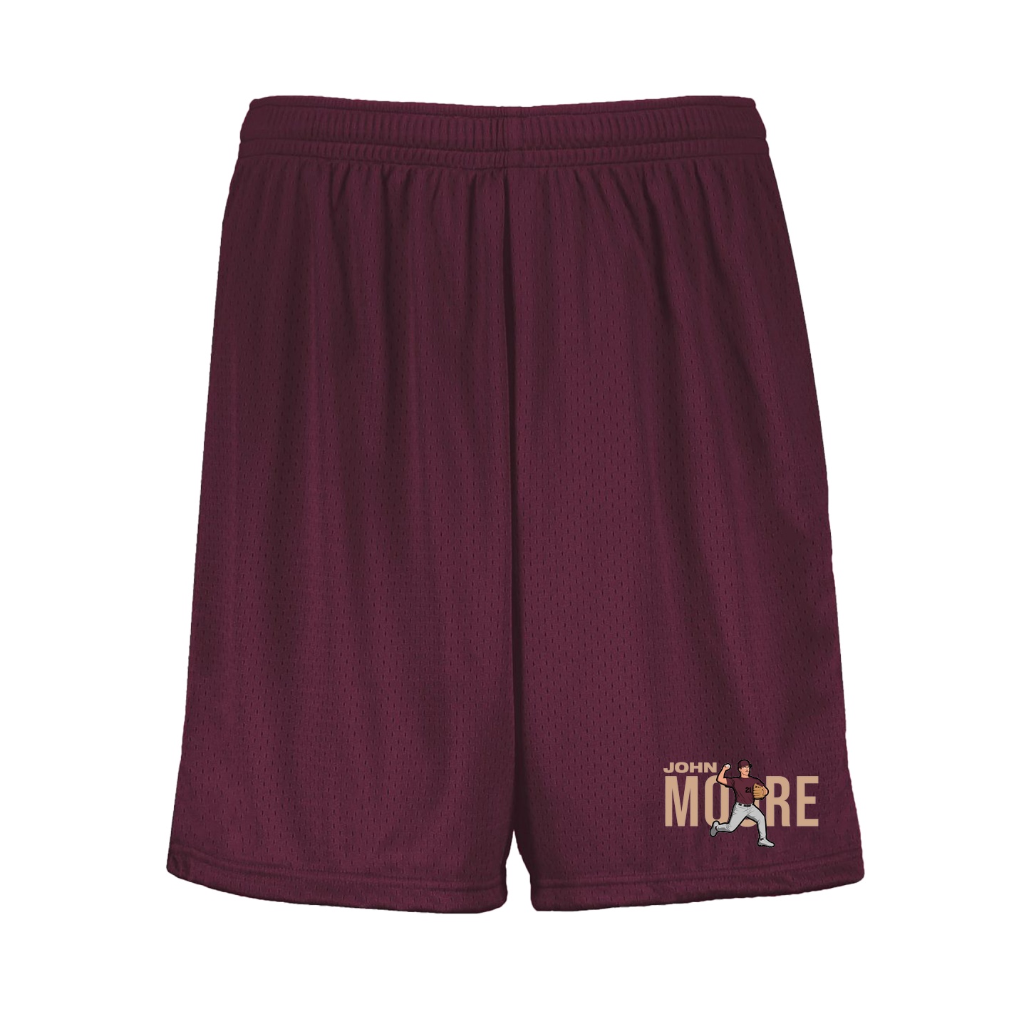 Shorts — Player Name in Maroon