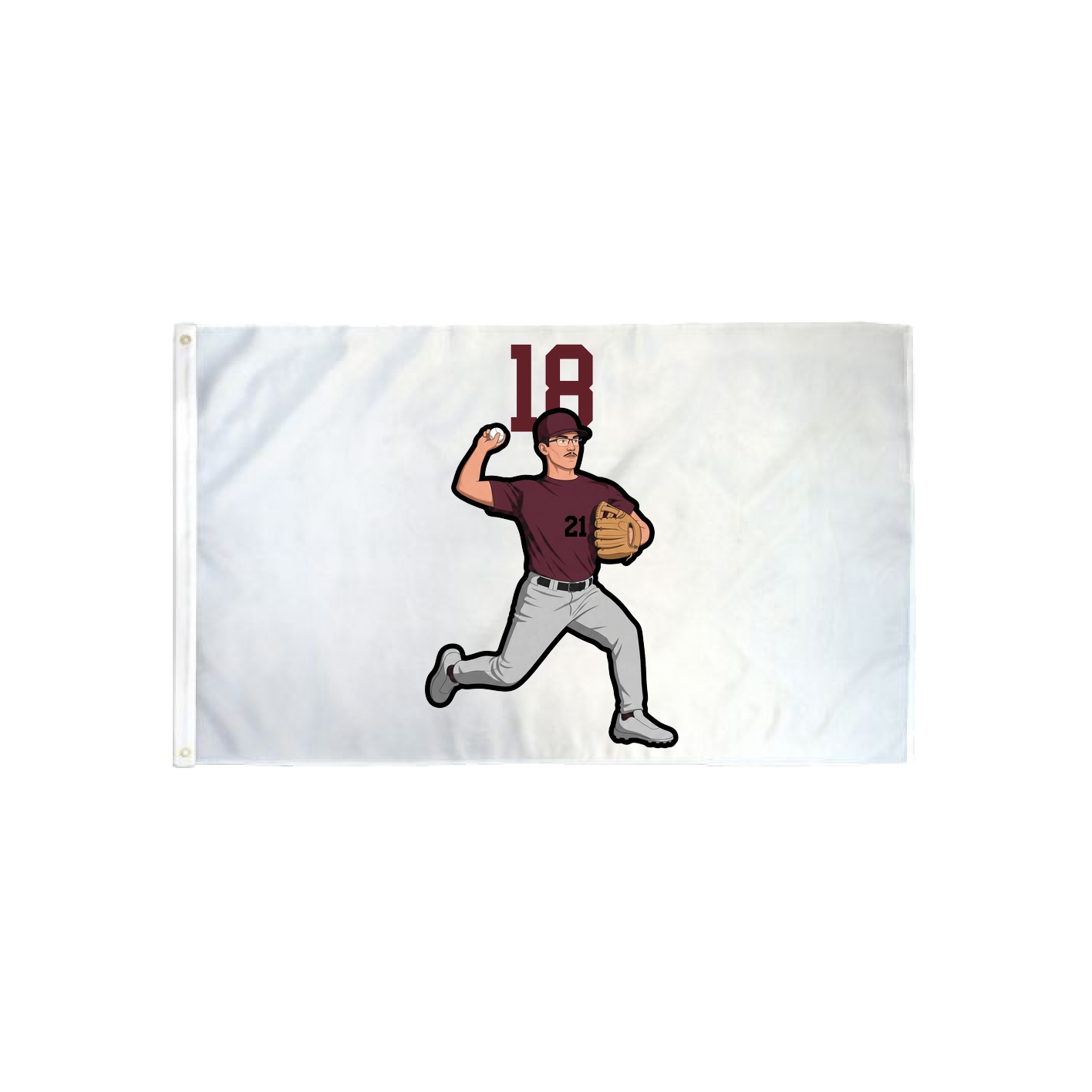 3x5 Flag — Number Top in Classic