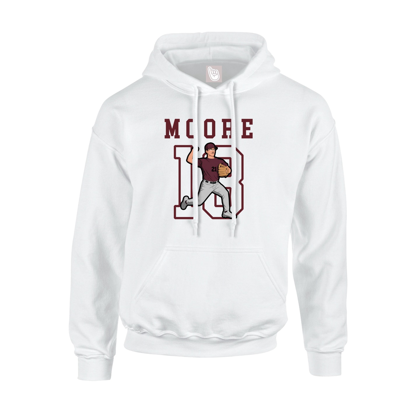 Youth Hoodie — Shirsey in White