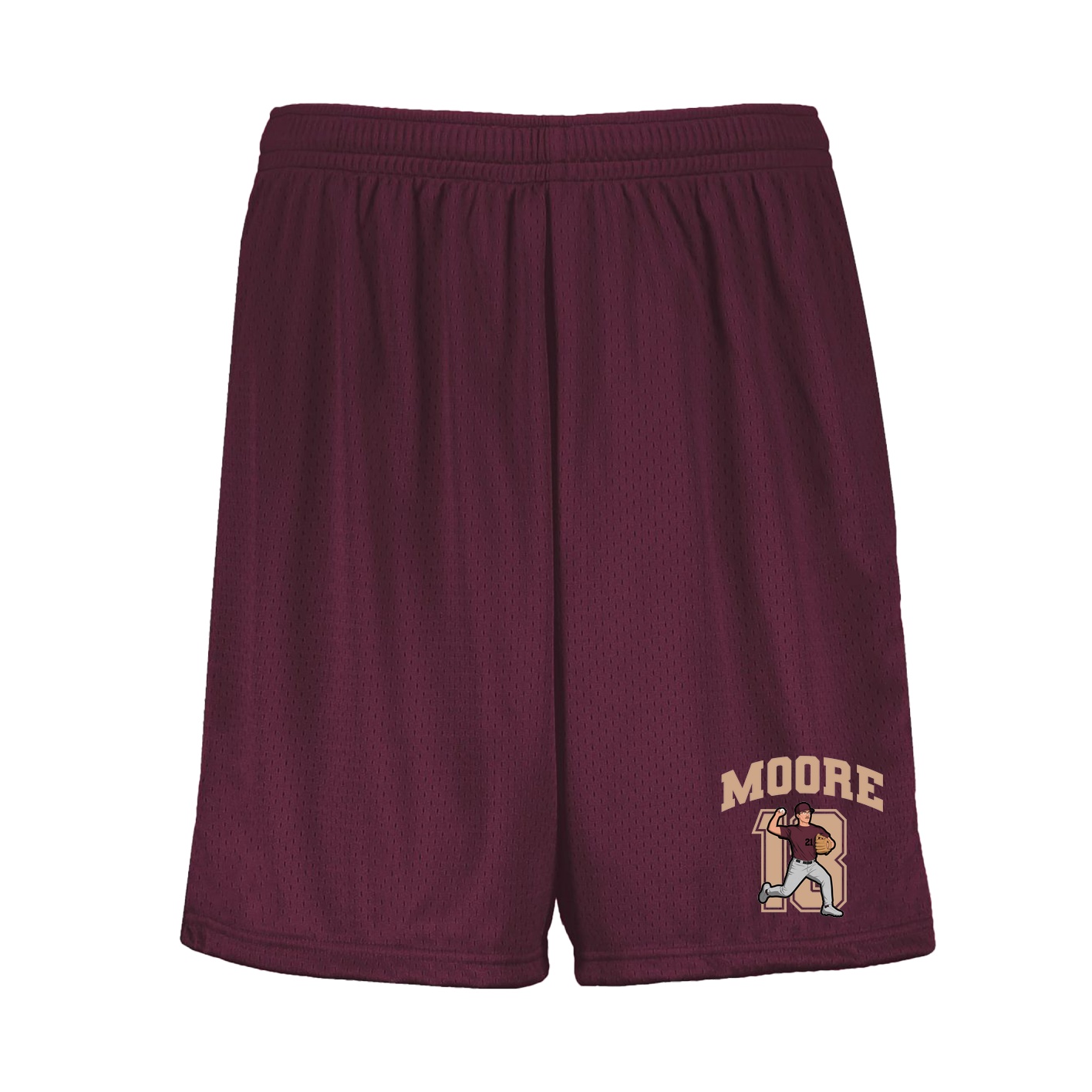 Shorts — Number in Maroon