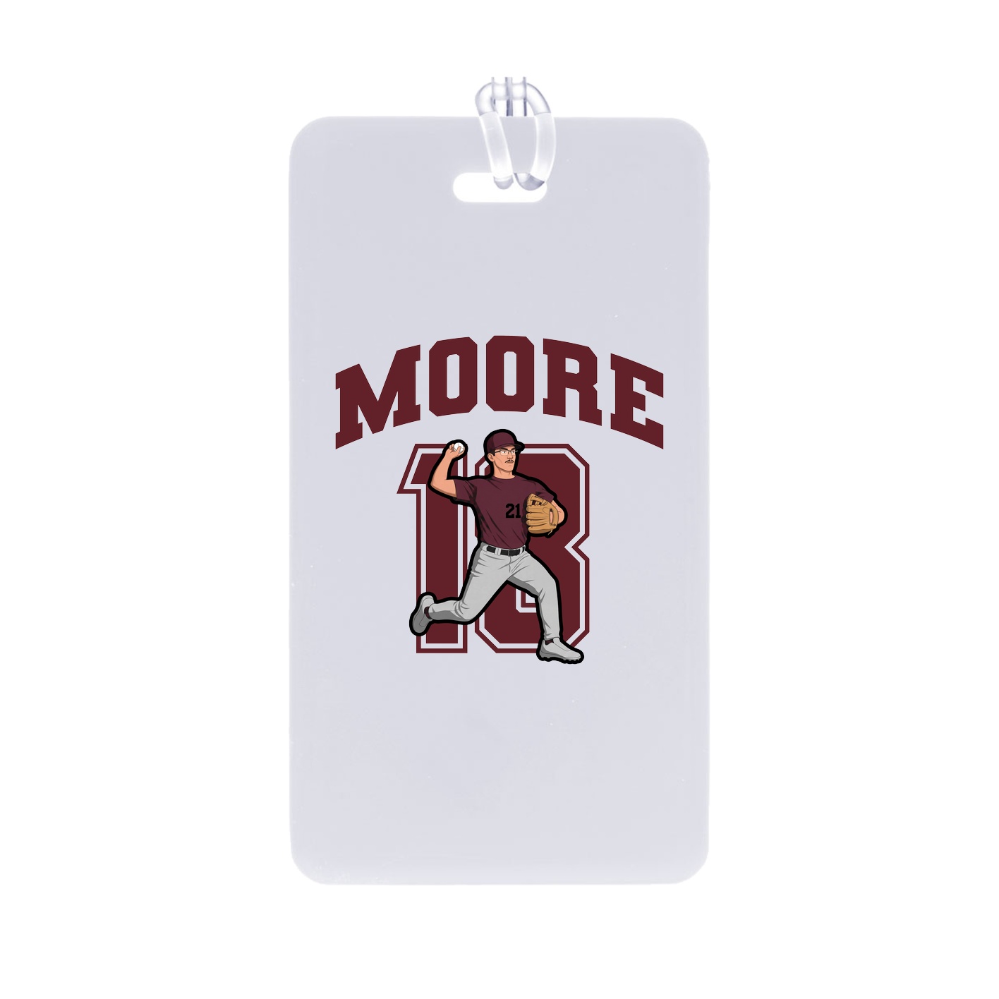 Bag Tag — Number in Classic