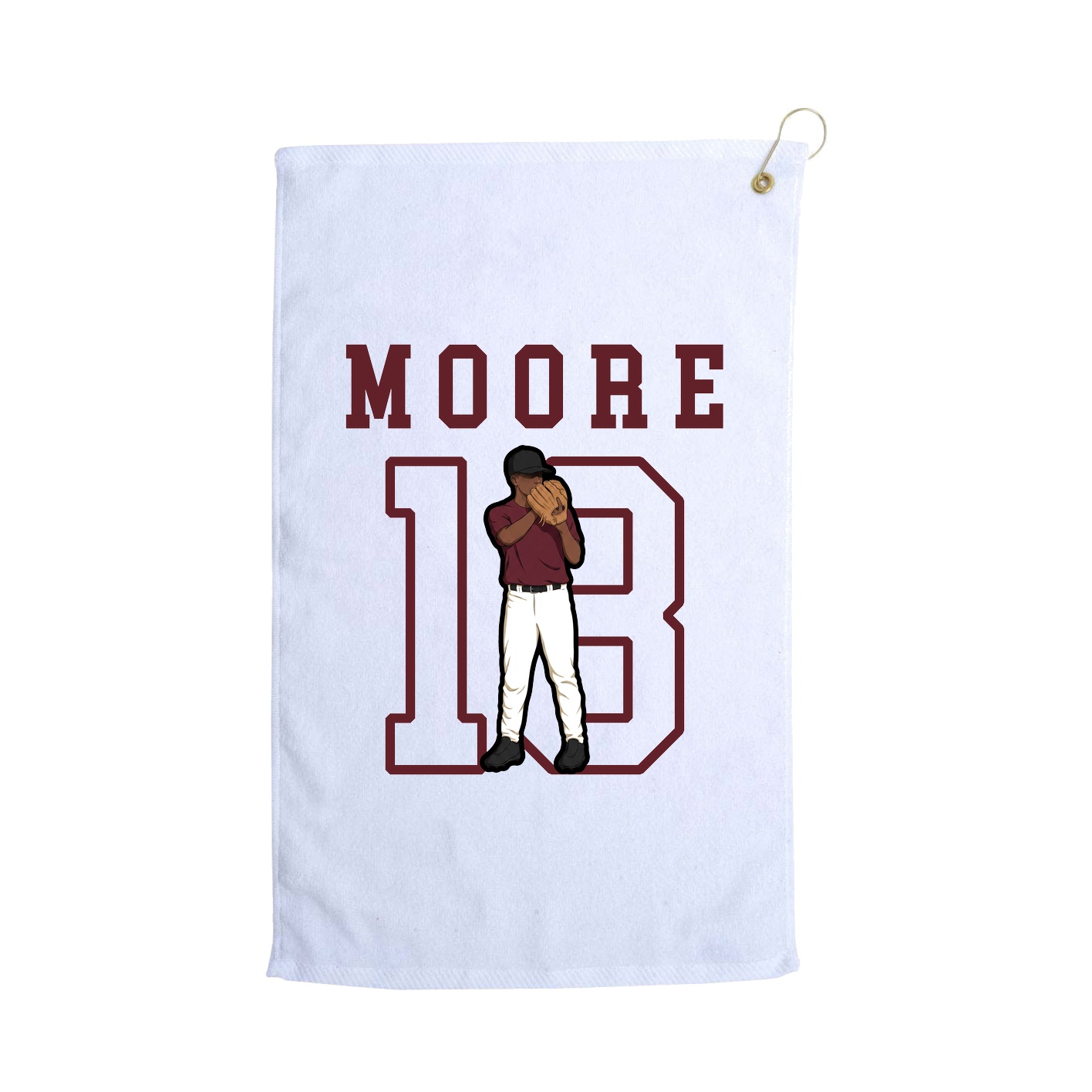 Golf Towel — Shirsey in White