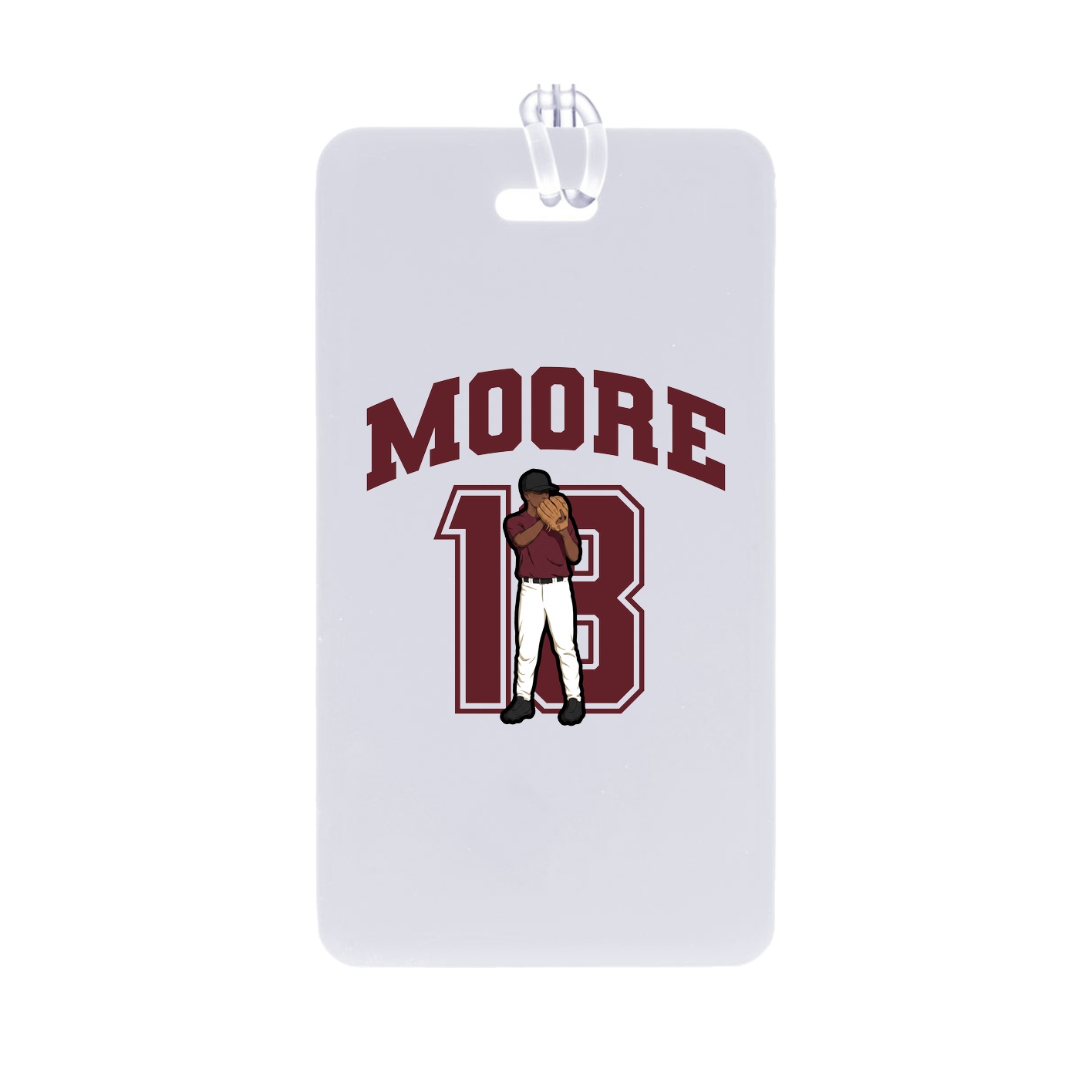 Bag Tag — Number in Classic