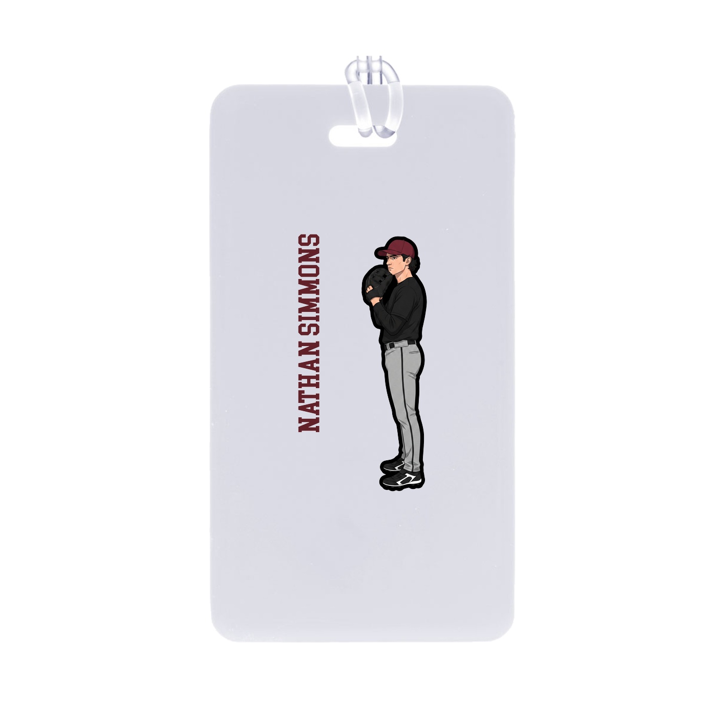 Bag Tag — Name Vertical in Classic