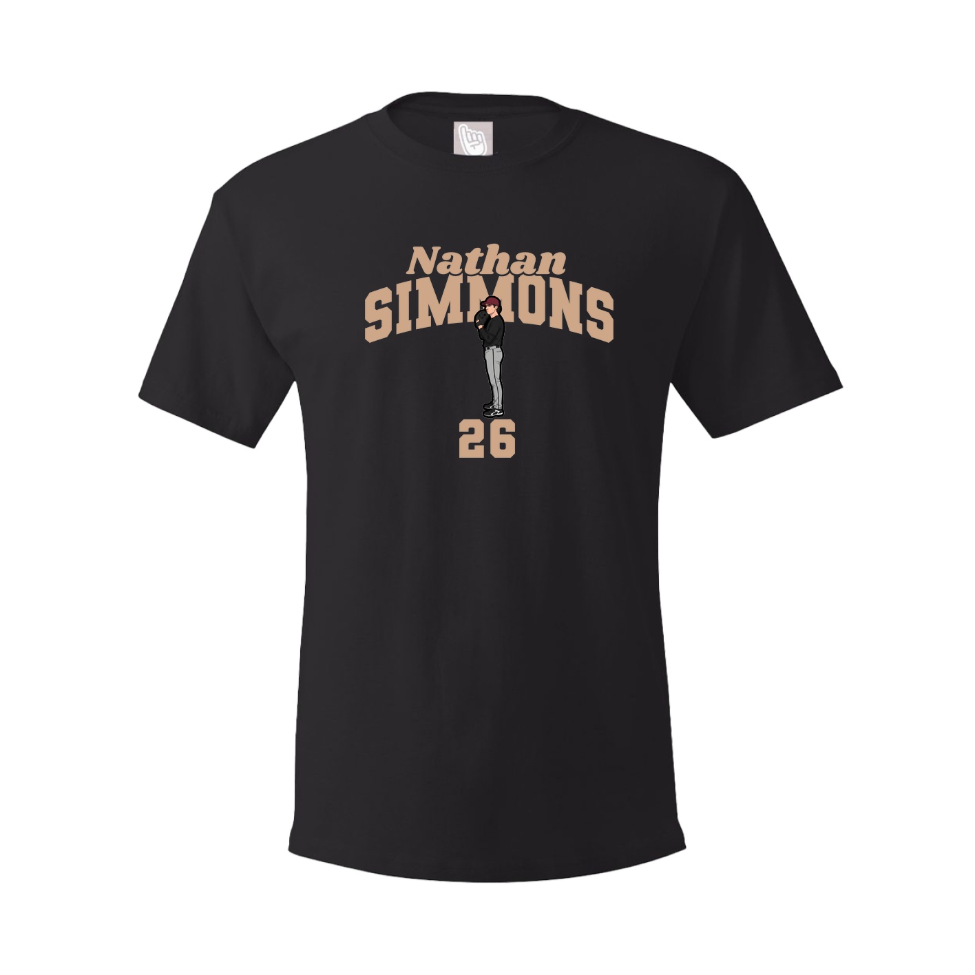 Tee — Signature Arch in Black