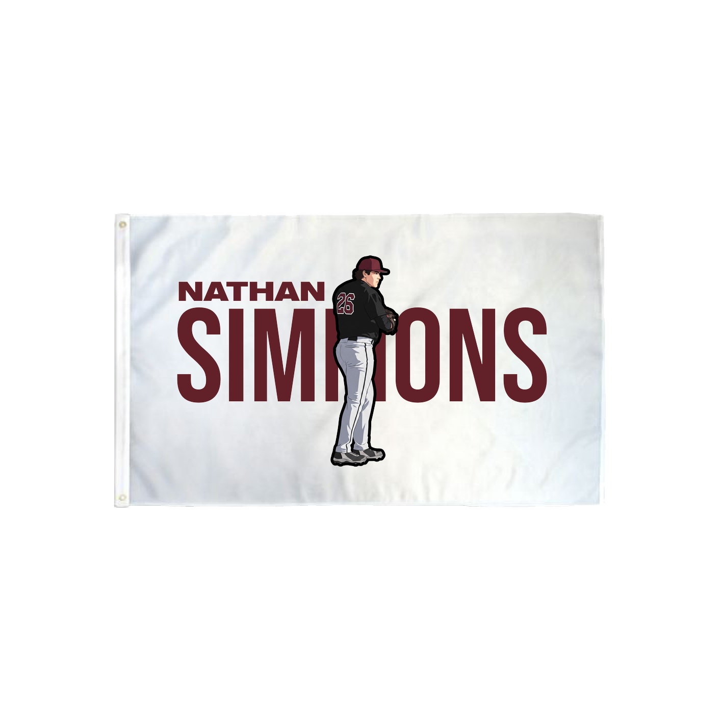 3x5 Flag — Player Name in Classic