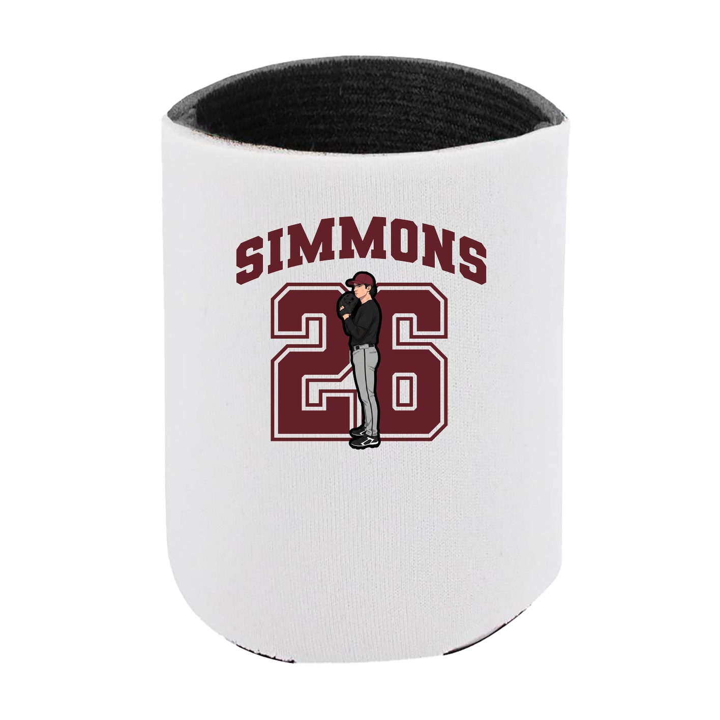 Can Holder — Number in White