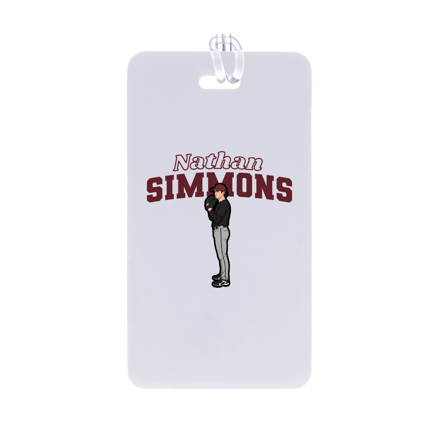 Bag Tag — Name Arch in Classic