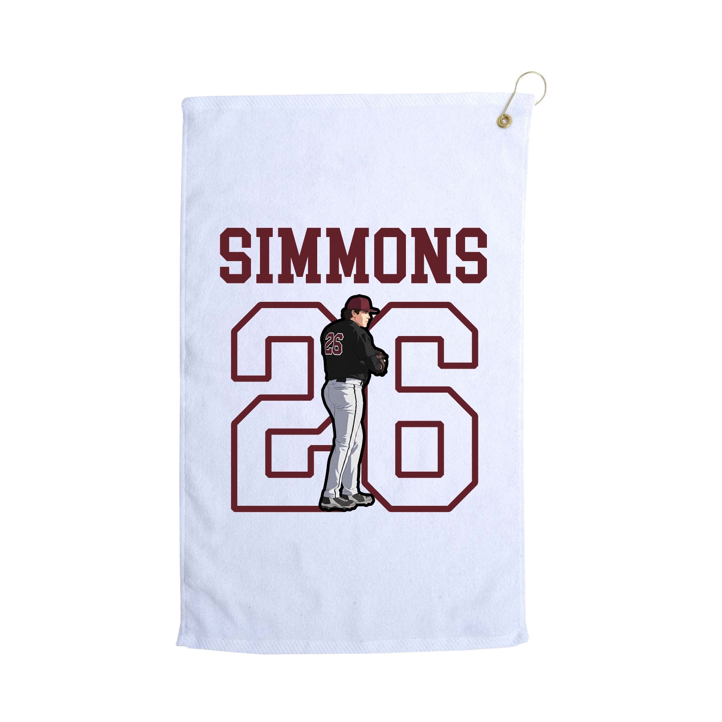 Golf Towel — Shirsey in White