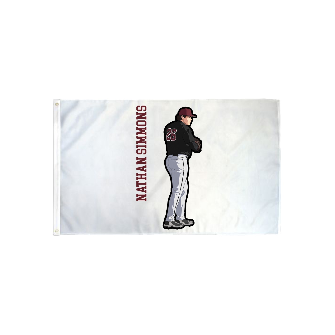 3x5 Flag — Name Vertical in Classic