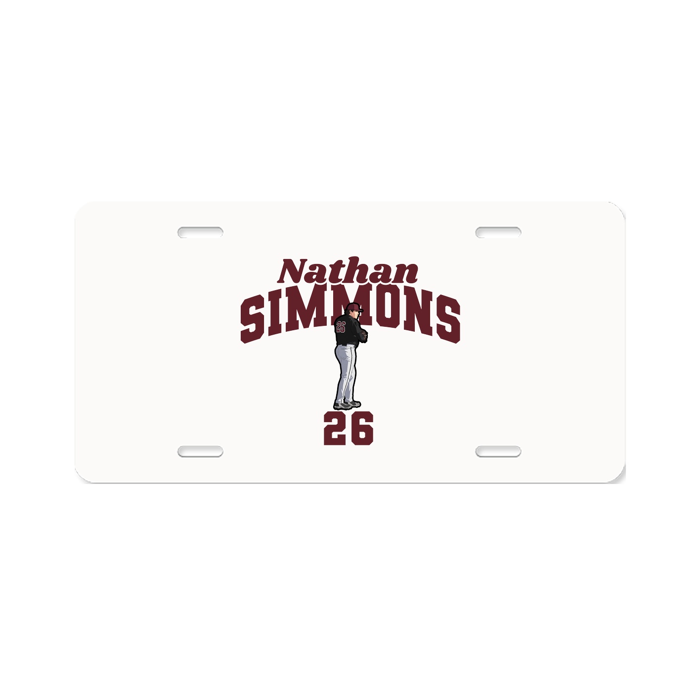 License Plate — Signature Arch in Classic